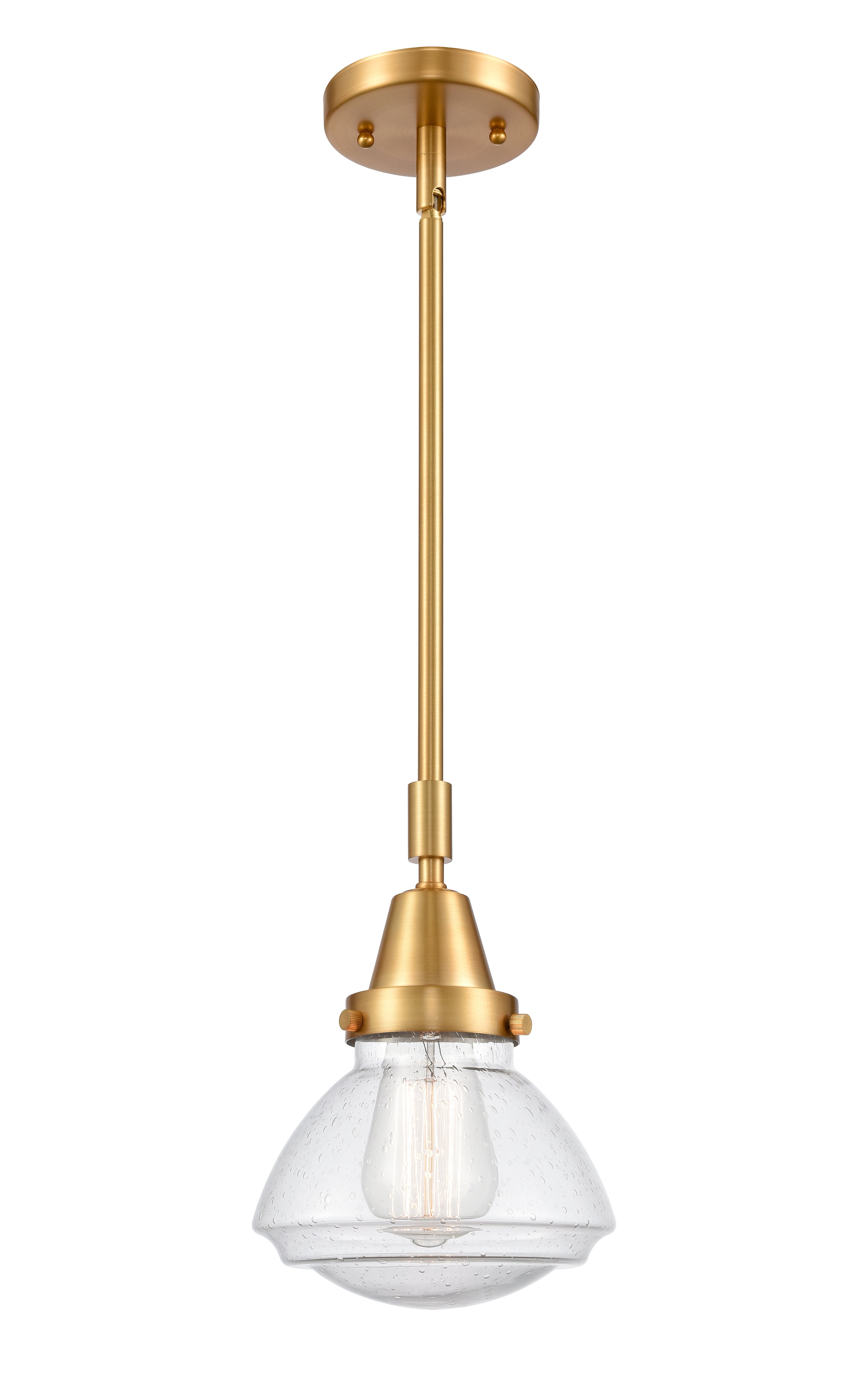Caden Mini Pendant Antique Brass Finish