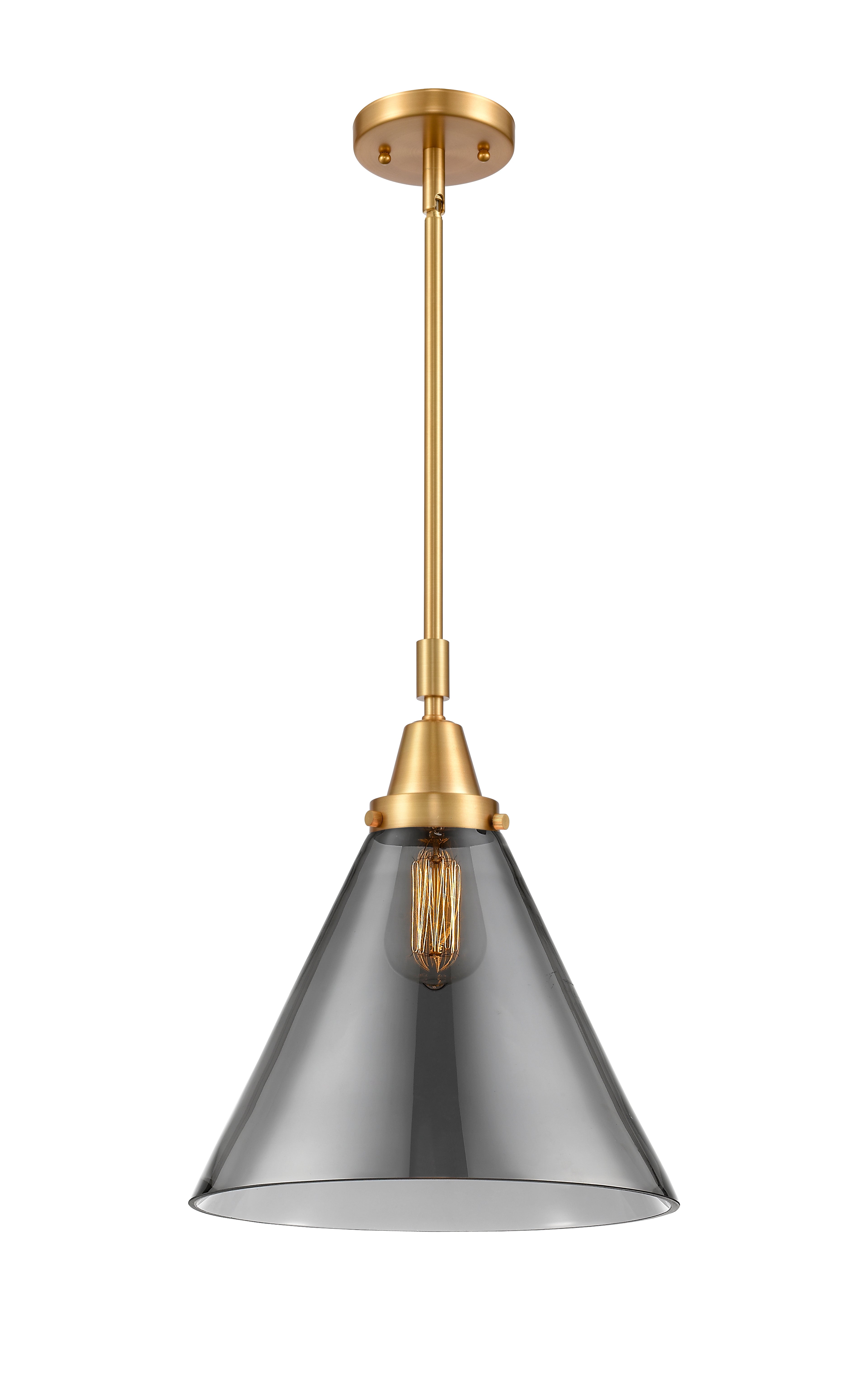 Caden Mini Pendant Antique Brass Glass