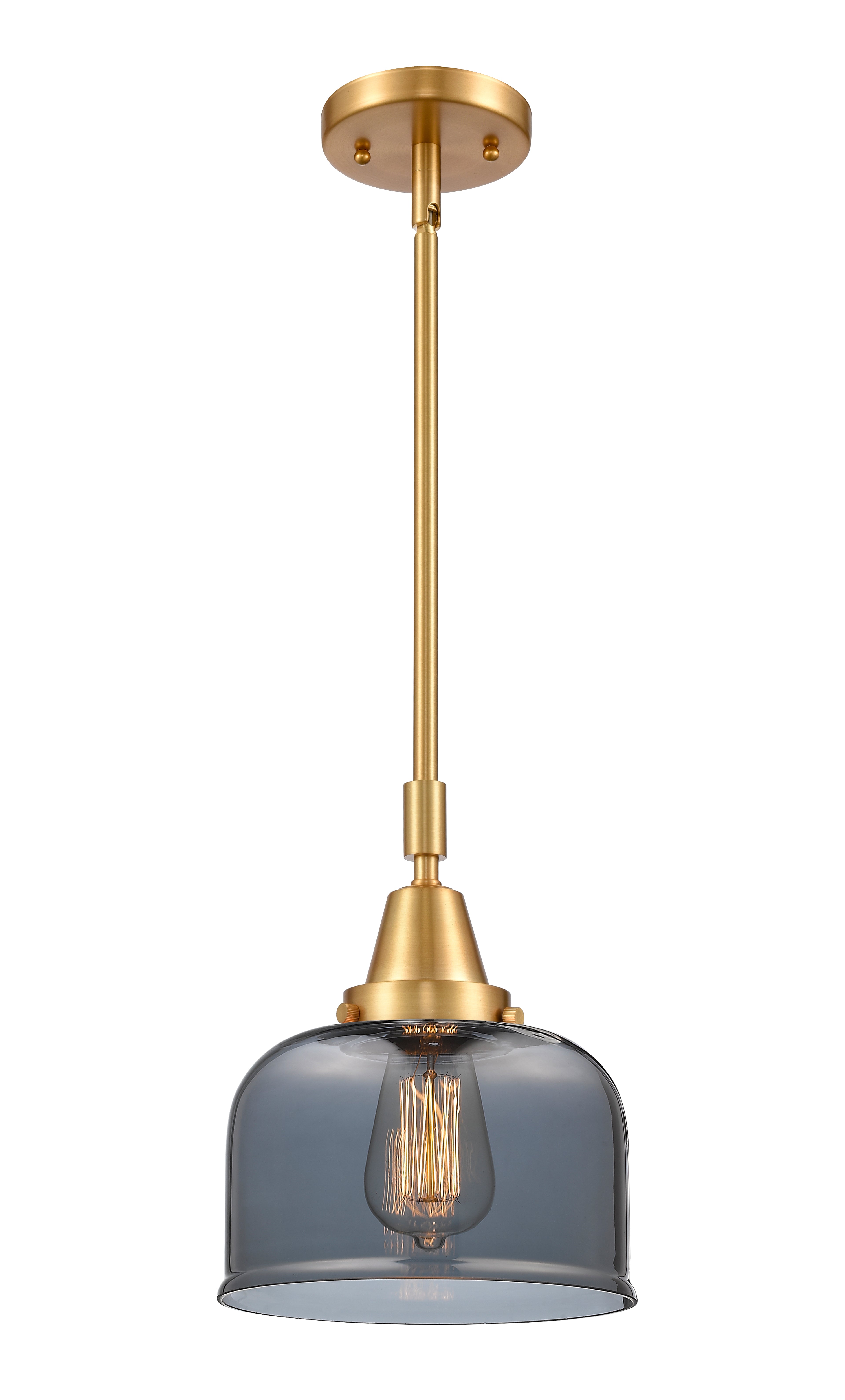 Caden Mini Pendant Antique Brass Glass