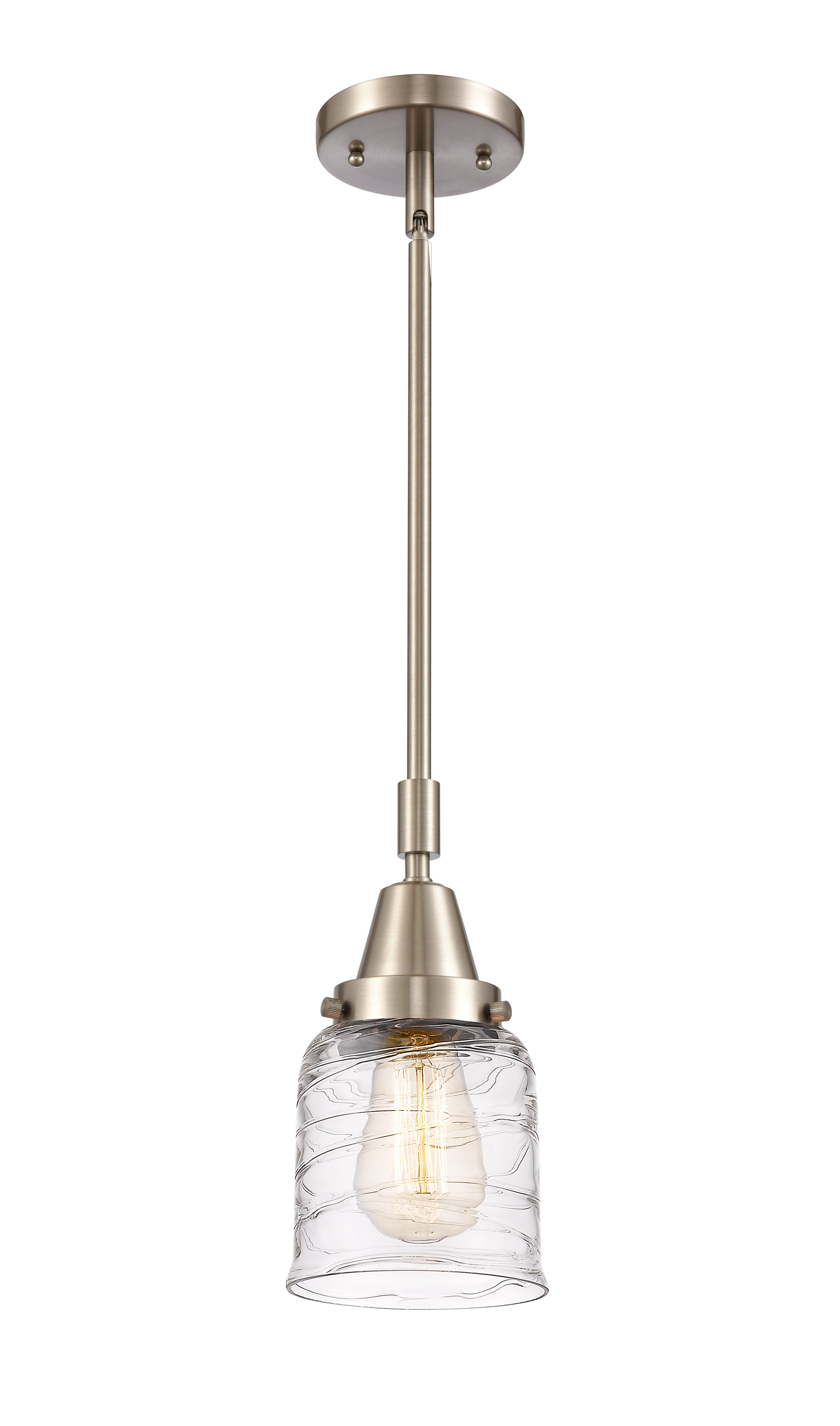 Caden Mini Pendant Antique Brass Glass