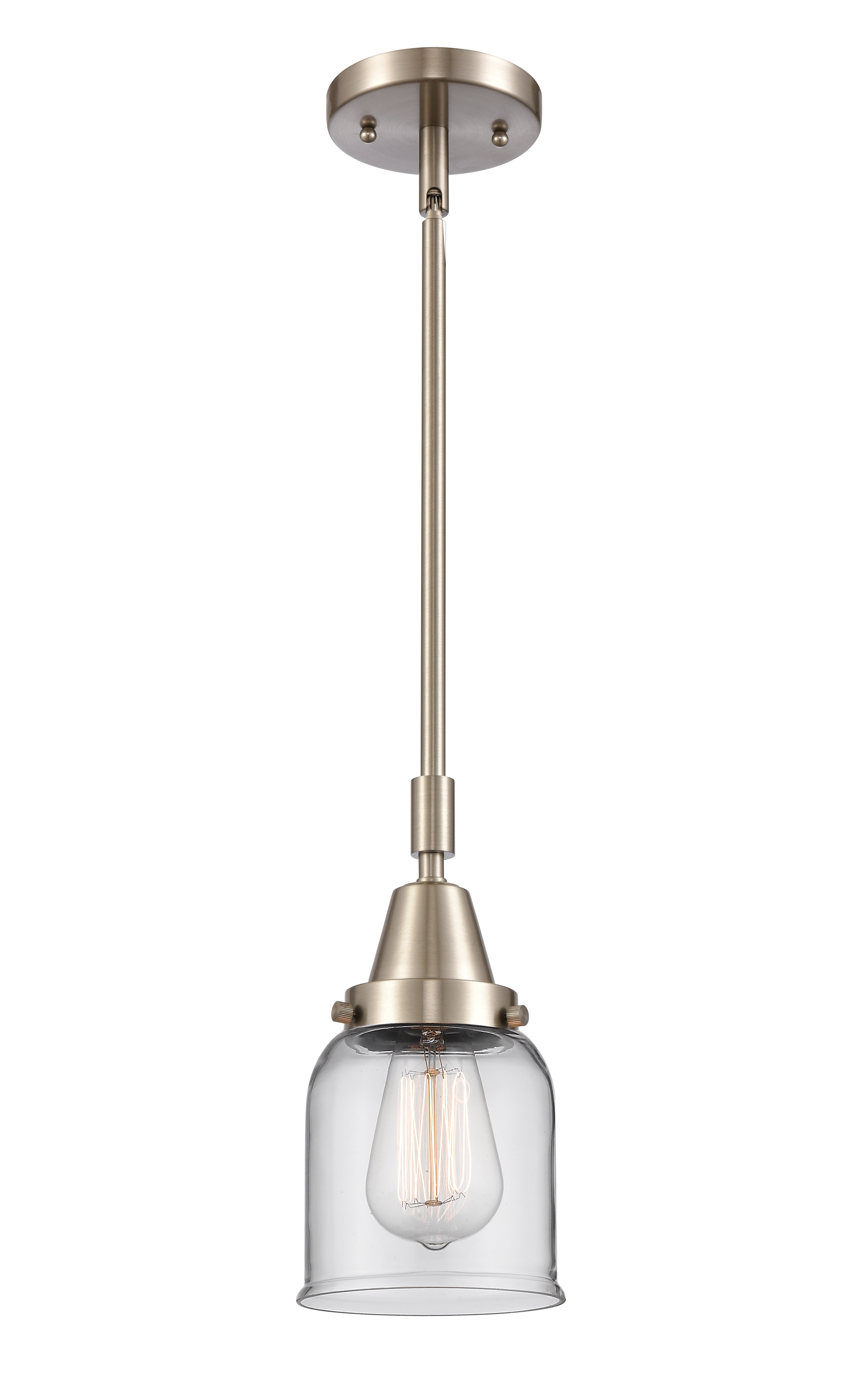 Caden Mini Pendant Antique Brass Glass
