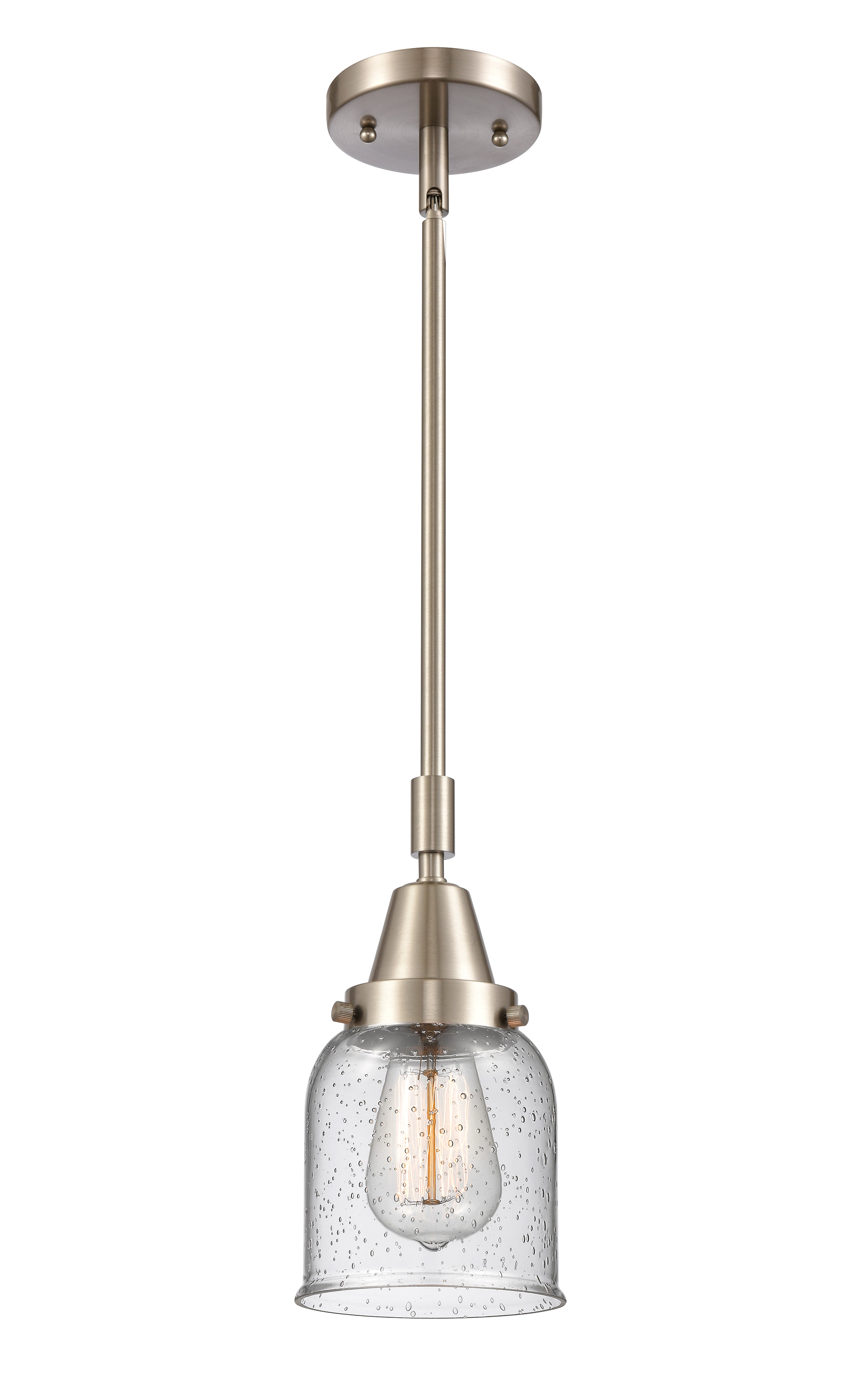 Caden Mini Pendant Antique Brass Glass