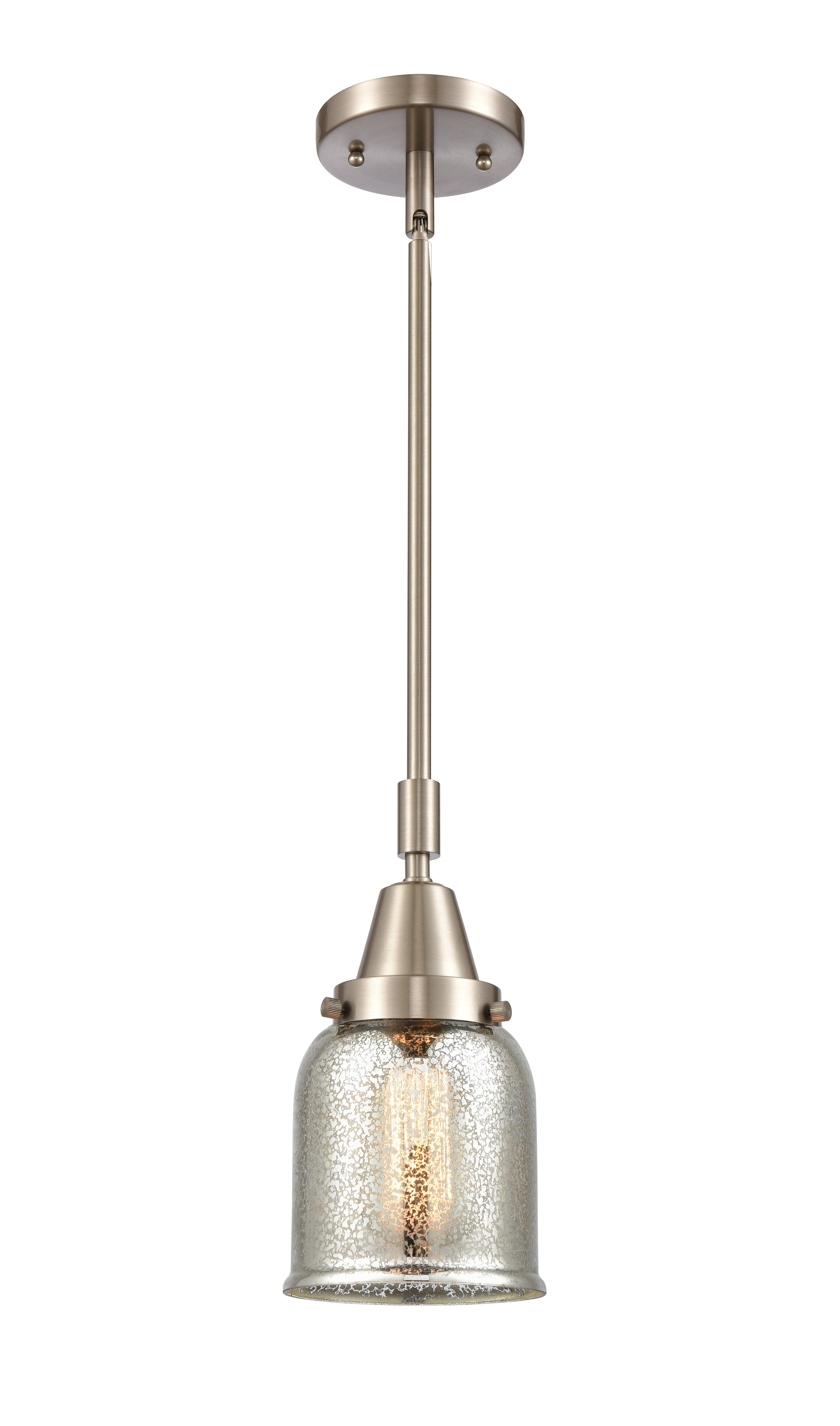 Caden Mini Pendant Antique Brass Glass