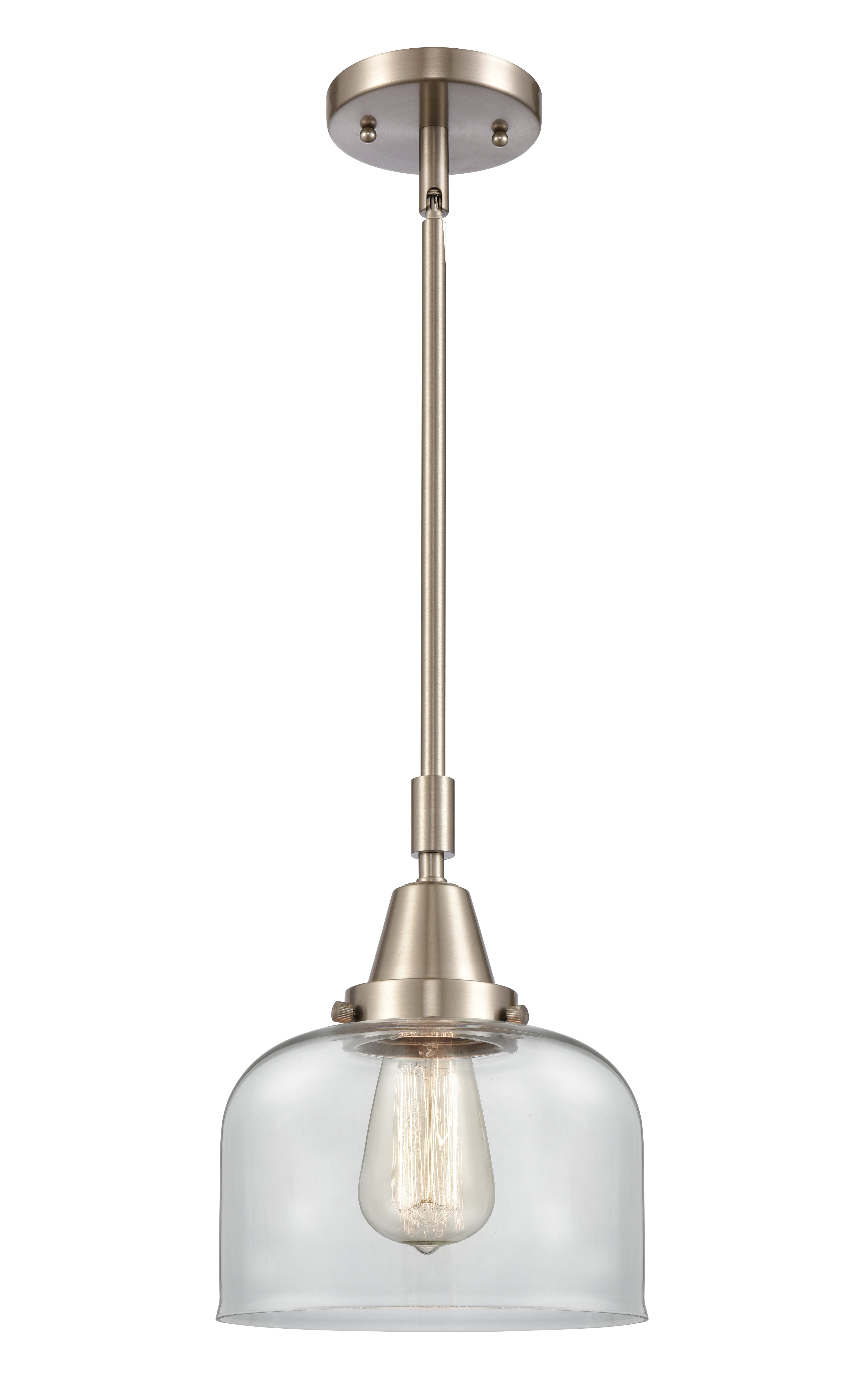 Caden Mini Pendant Antique Brass Glass