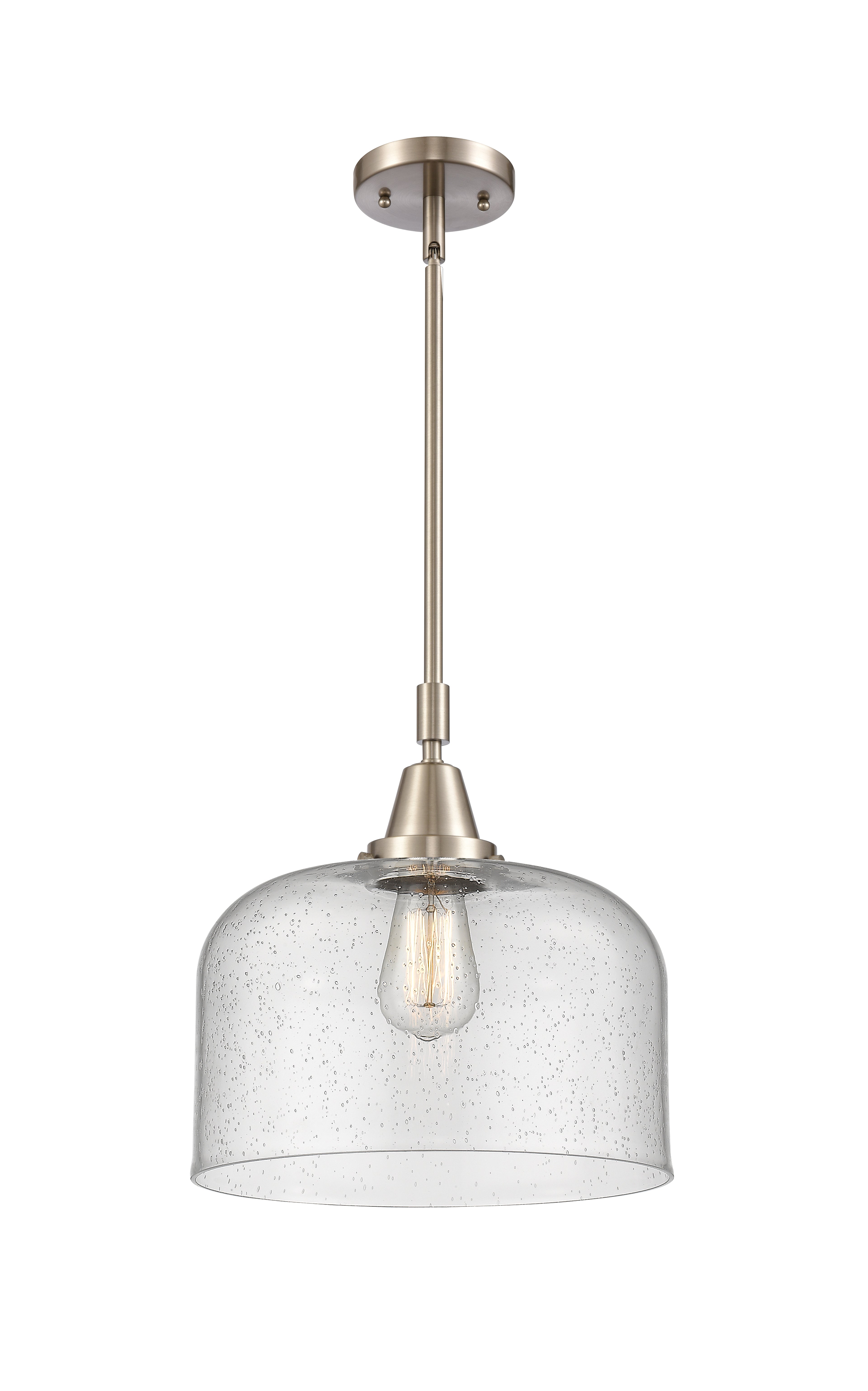 Caden Mini Pendant Antique Brass Glass