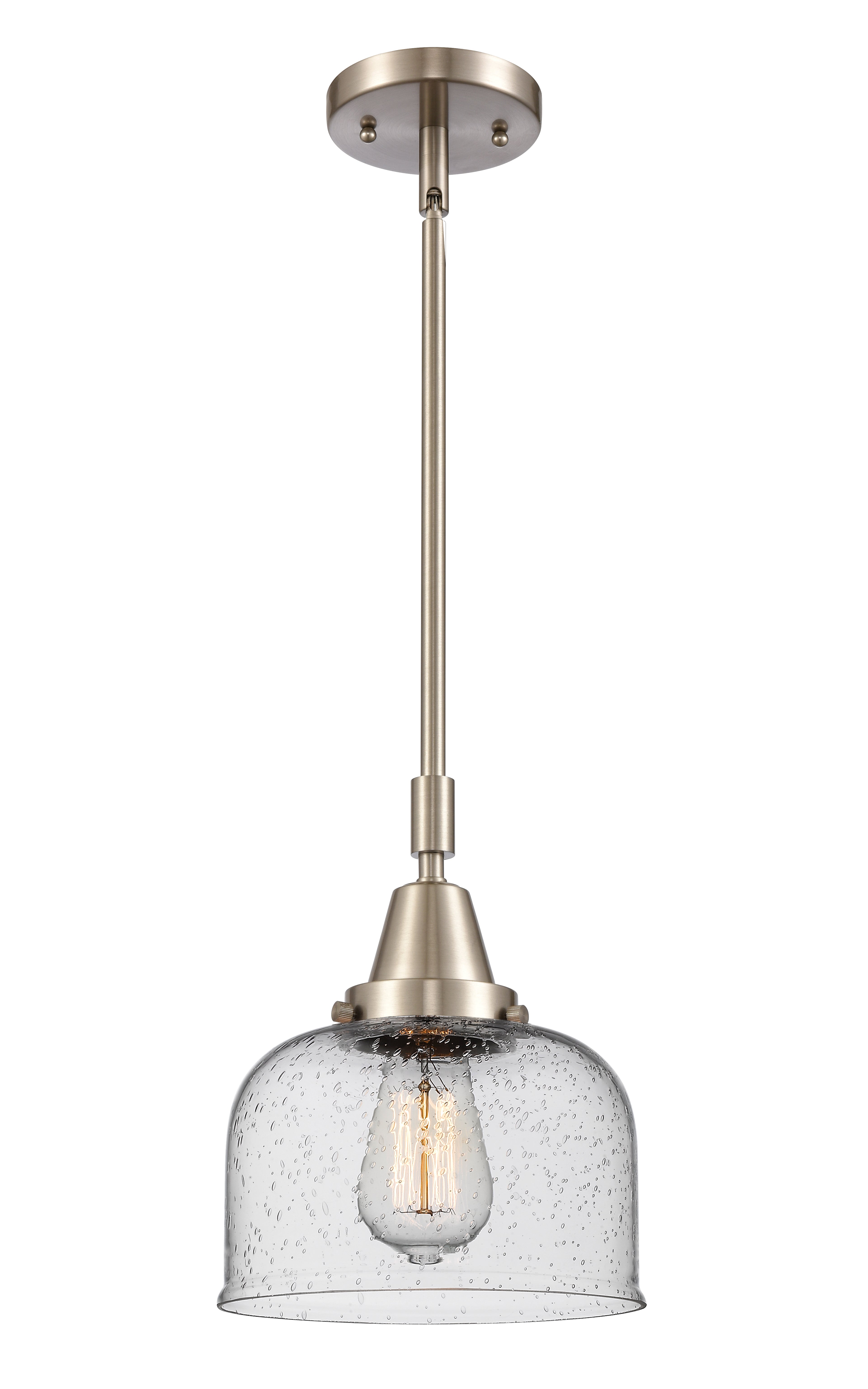 Caden Mini Pendant Antique Brass Glass