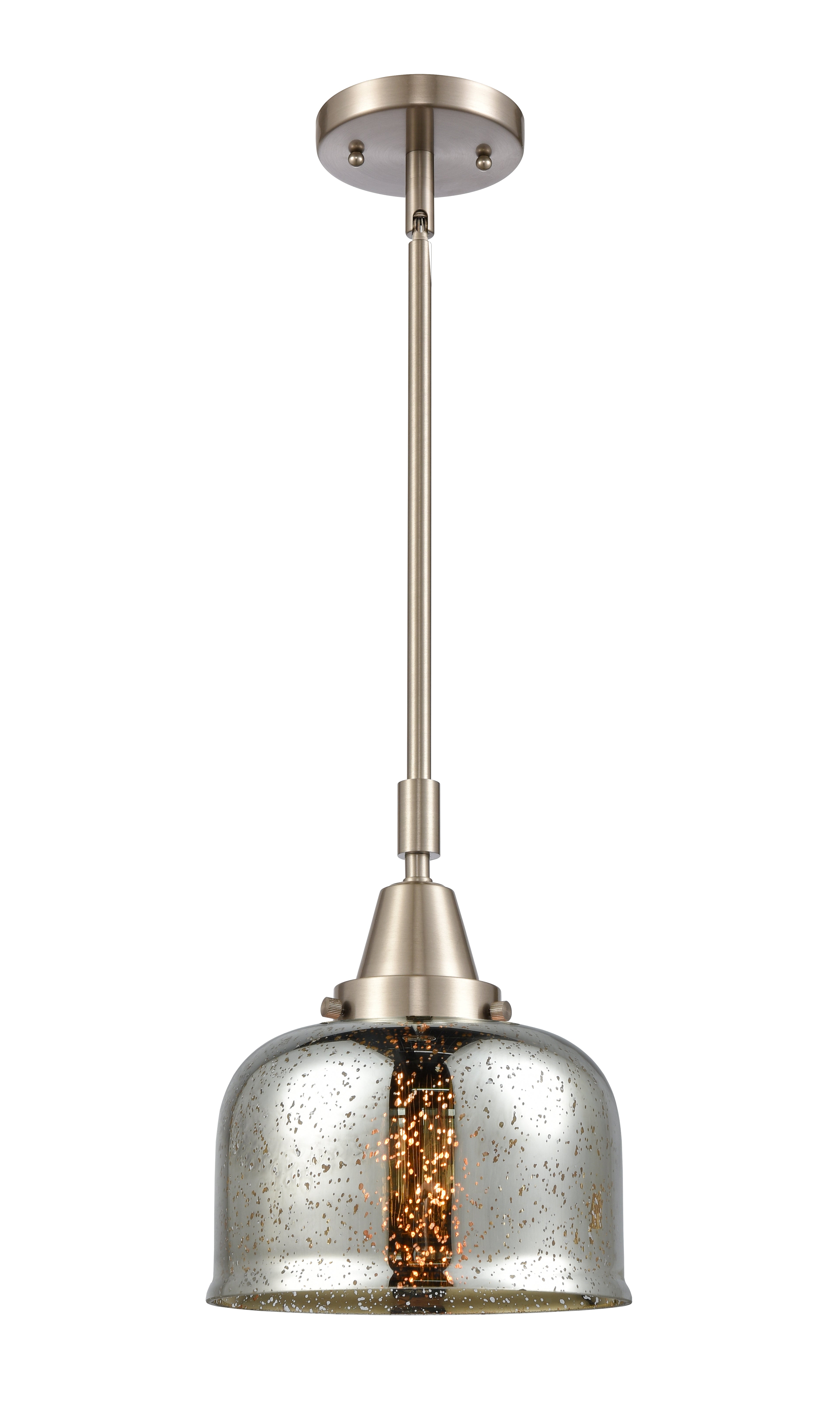 Caden Mini Pendant Antique Brass Glass