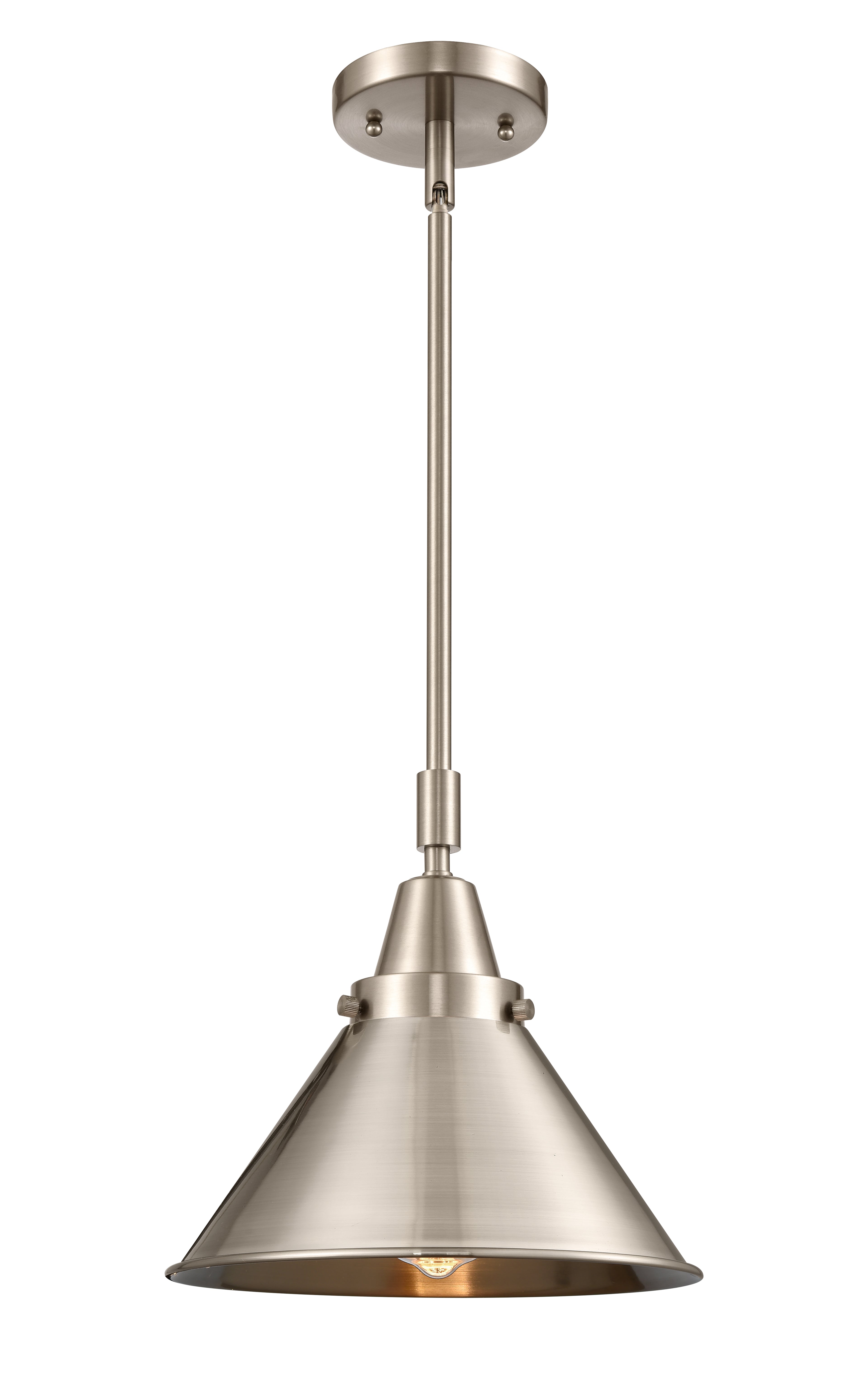 Caden Mini Pendant Dimmer Steel Antique Brass