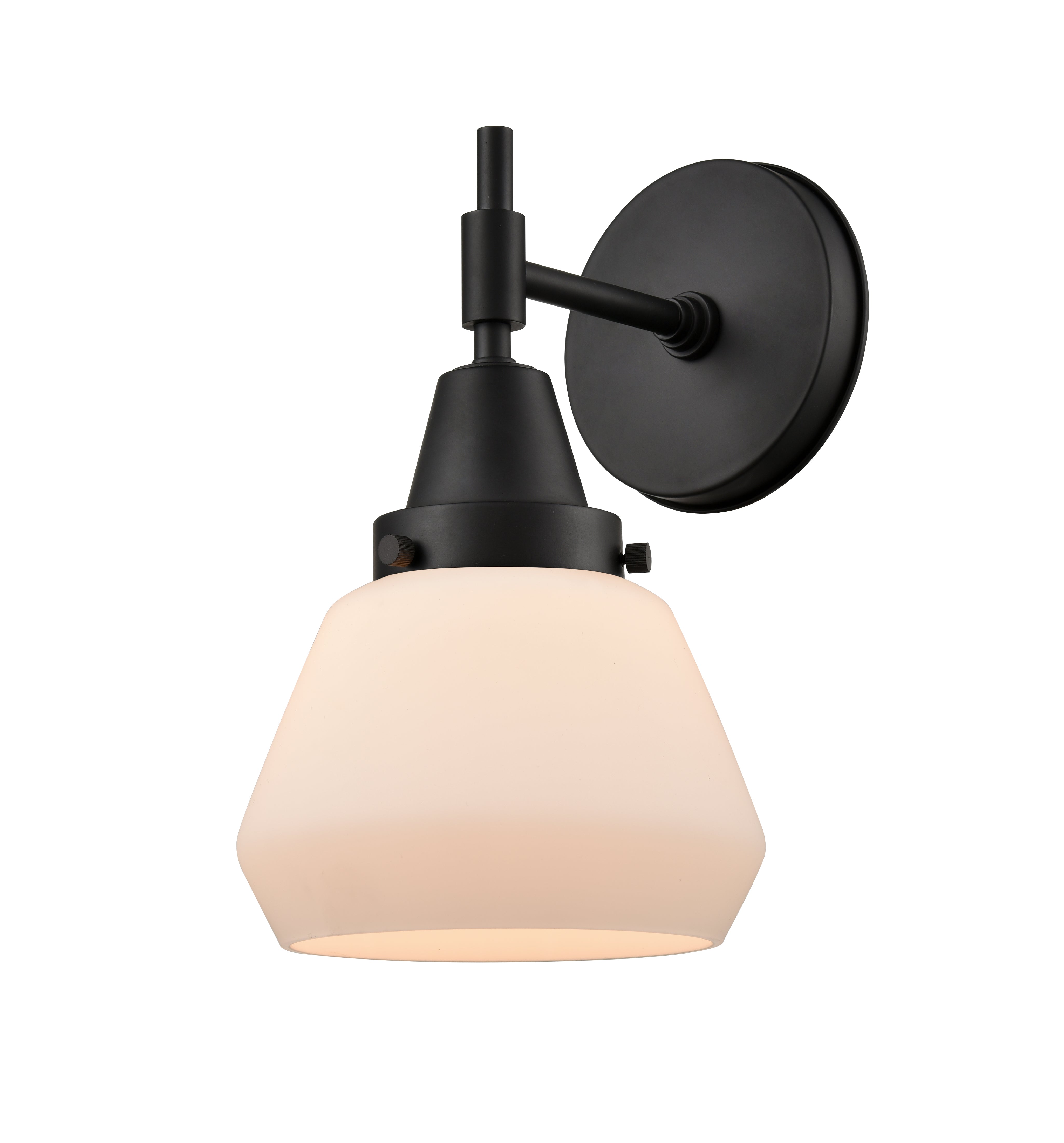 Caden Sconce Glass Steel 10.5 Inch Height