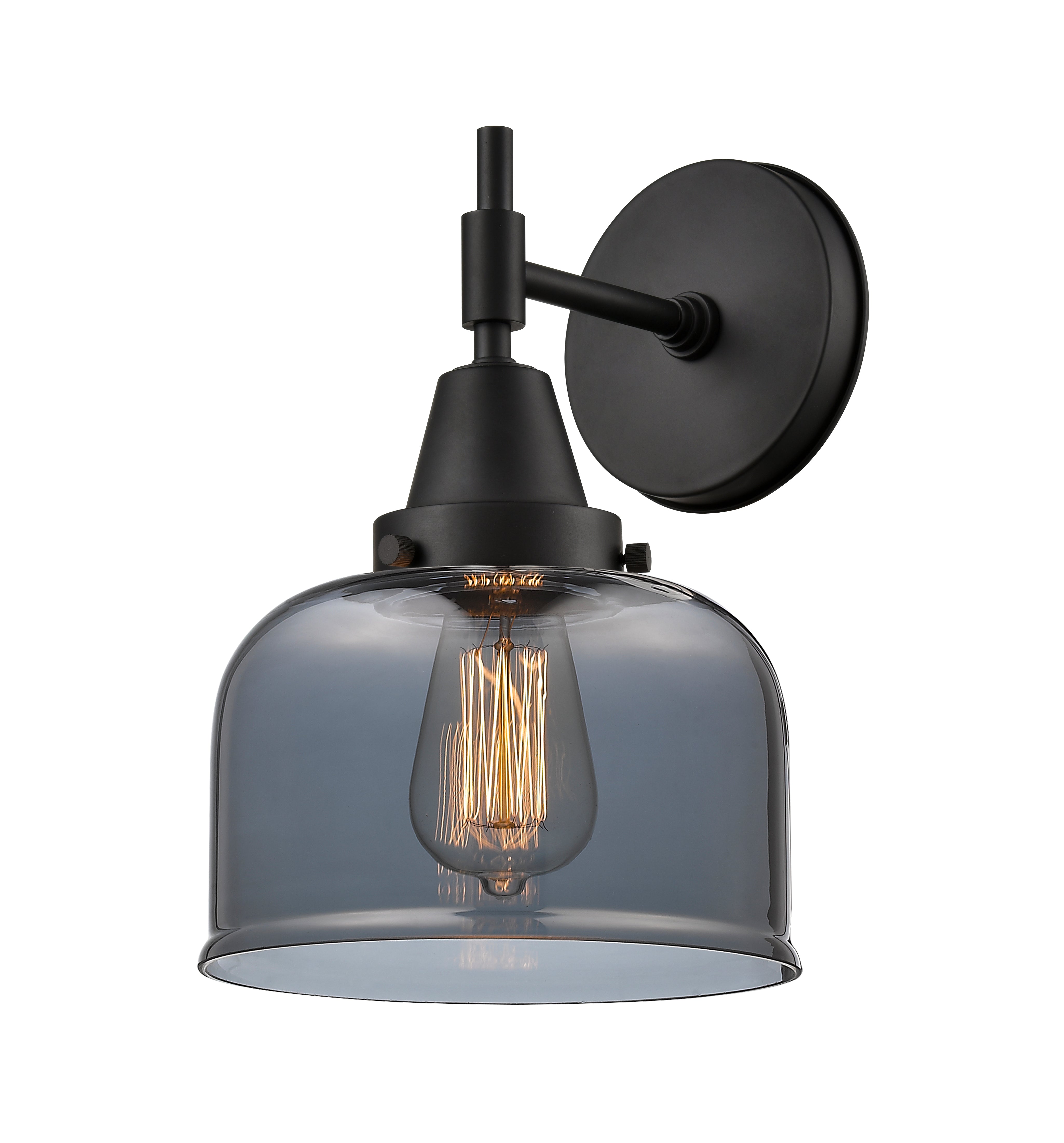 Caden Sconce Glass Steel 10.5 Inch Height