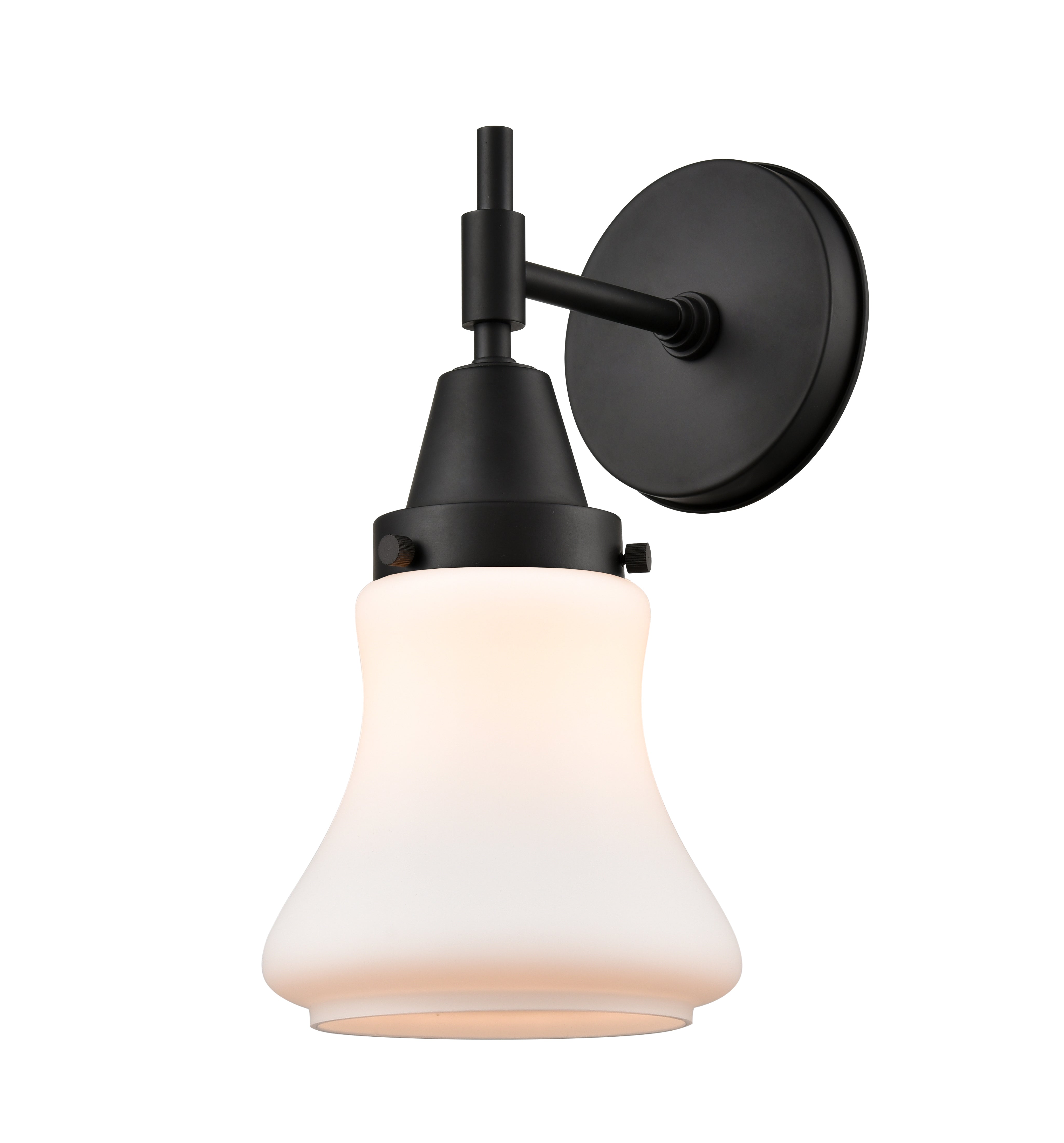 Caden Sconce Glass Steel Industrial