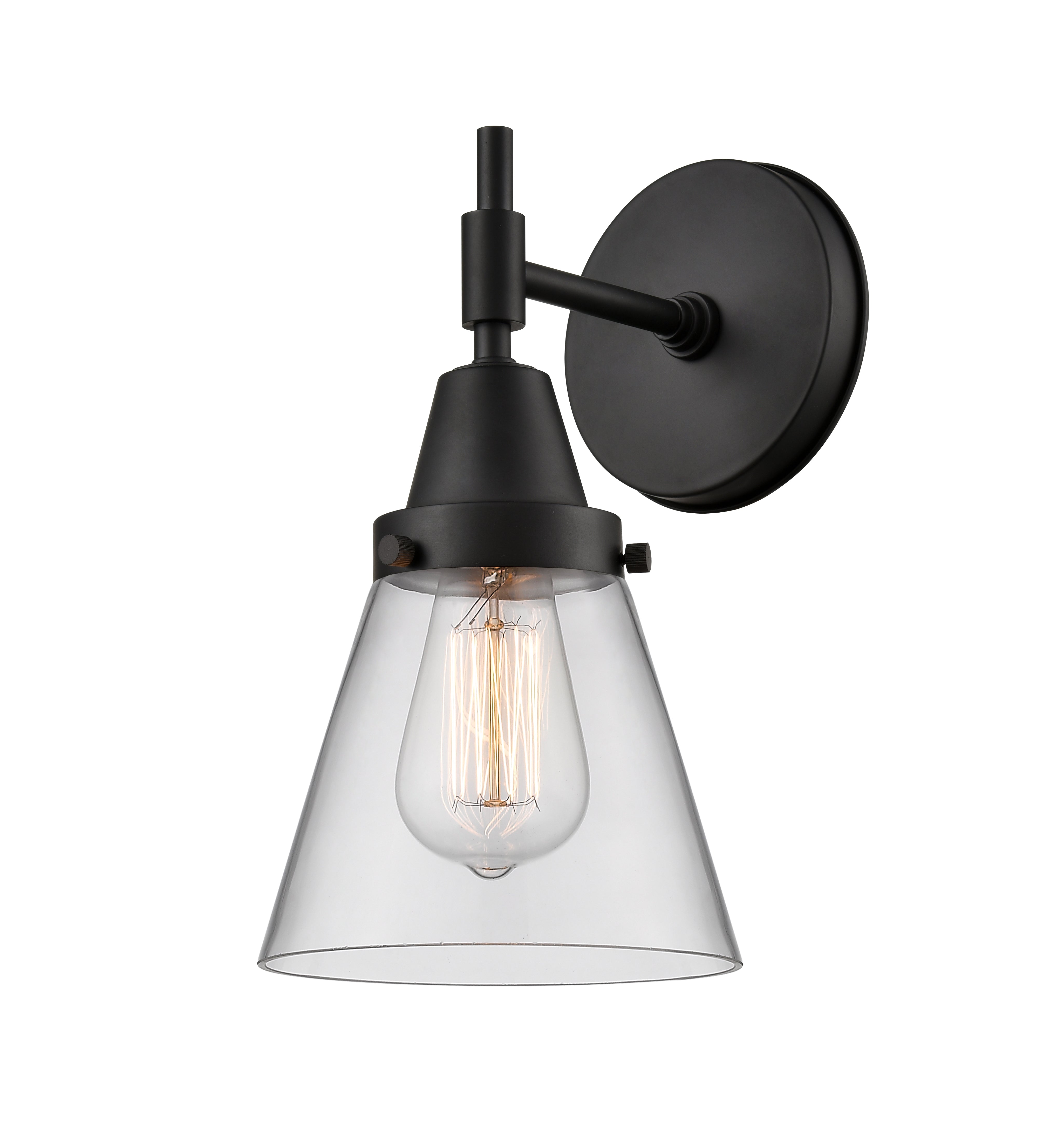 Caden Sconce Glass Steel Dimmable 11 Inch