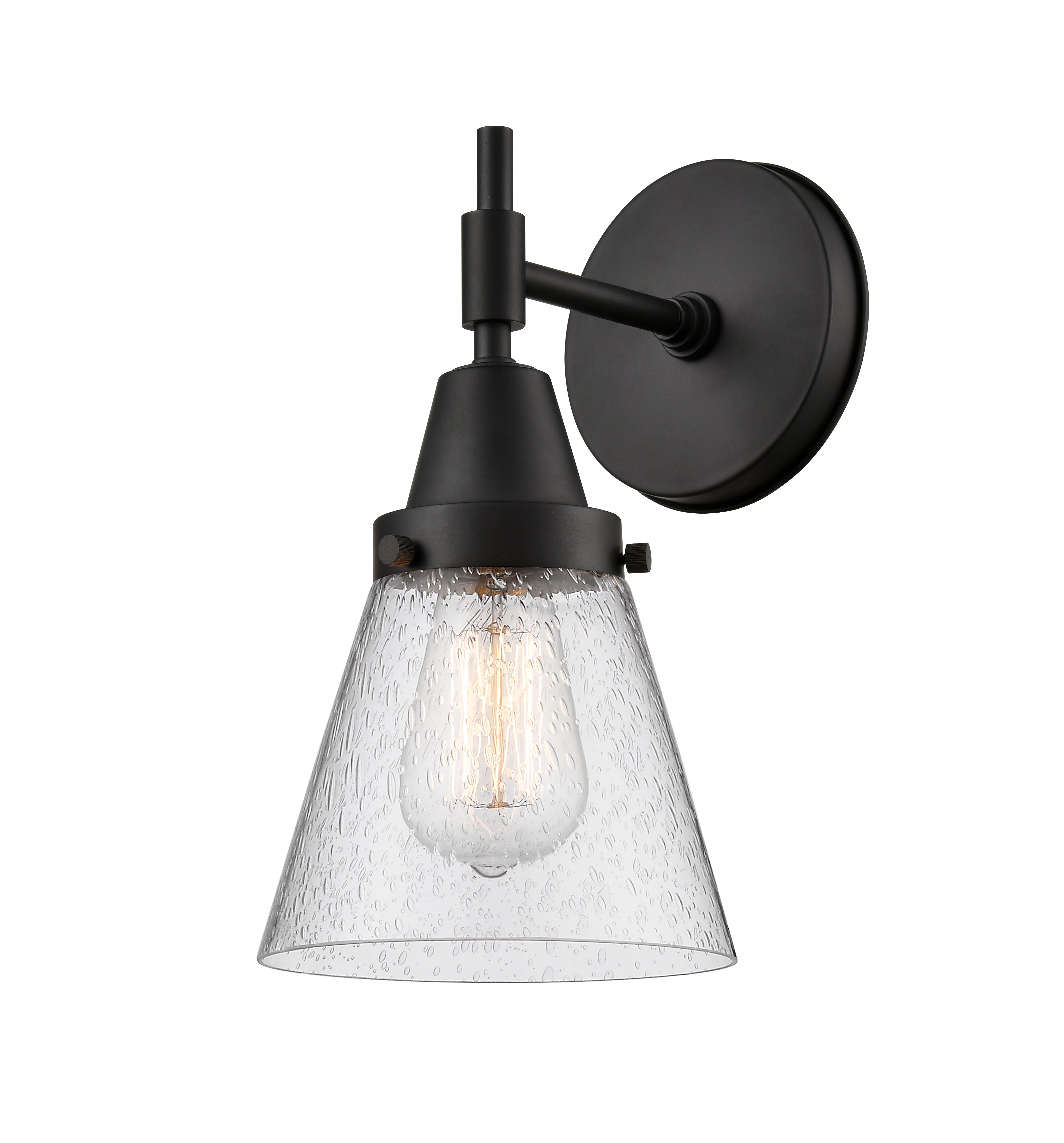 Caden Sconce Glass Steel Dimmable 11 Inch