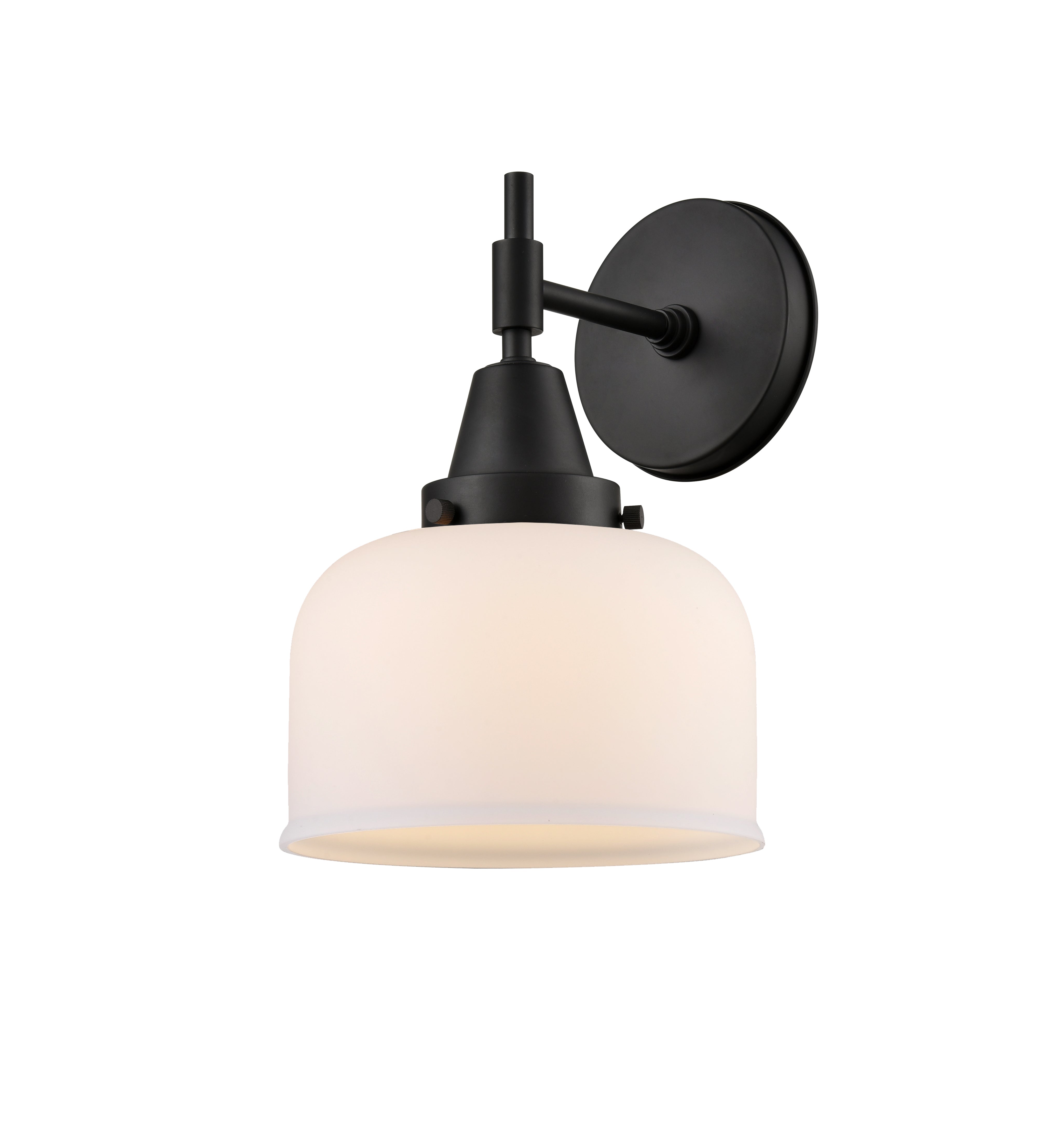 Caden Sconce Glass Steel Industrial Design