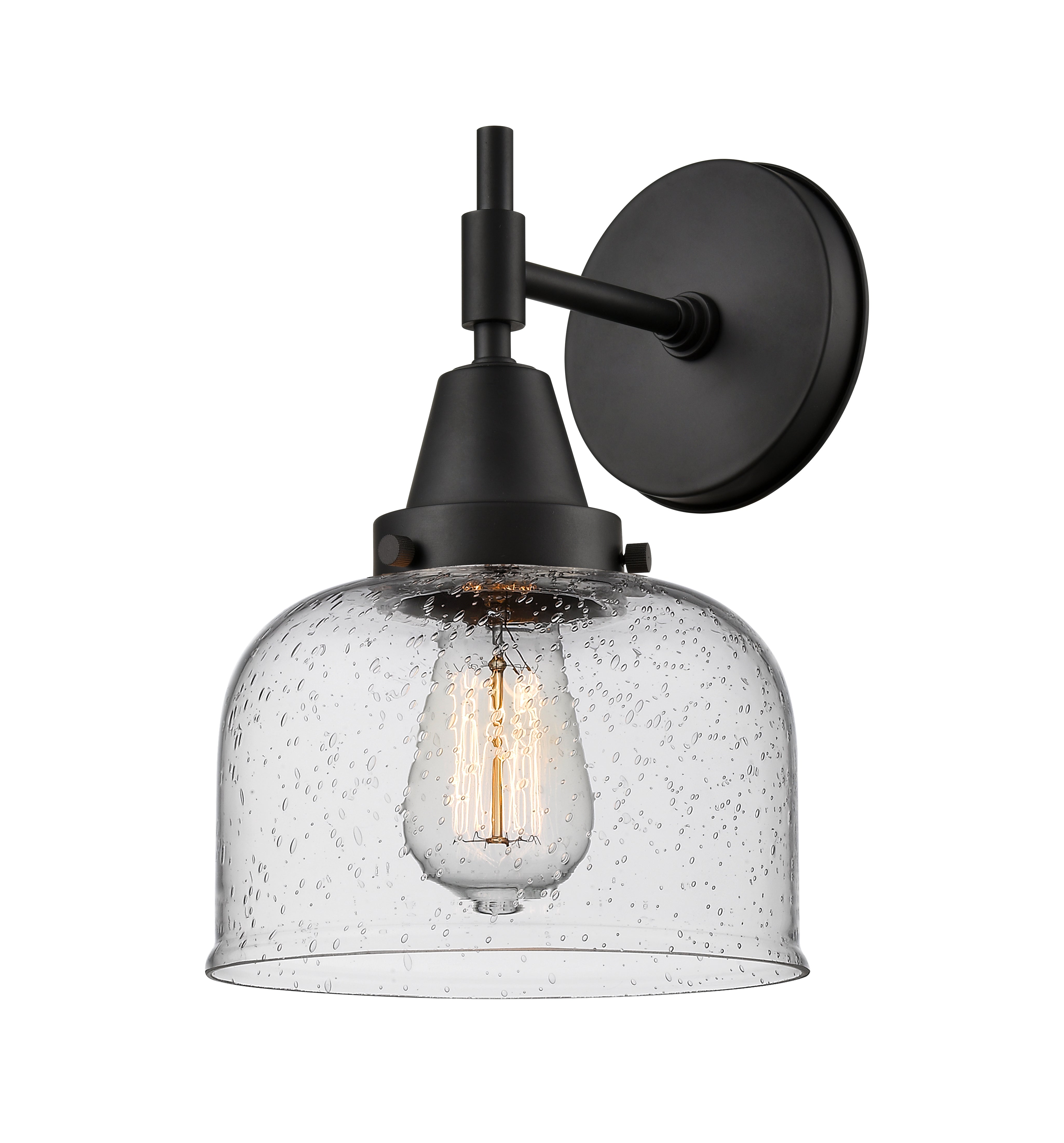 Caden Sconce Glass Steel Industrial Design