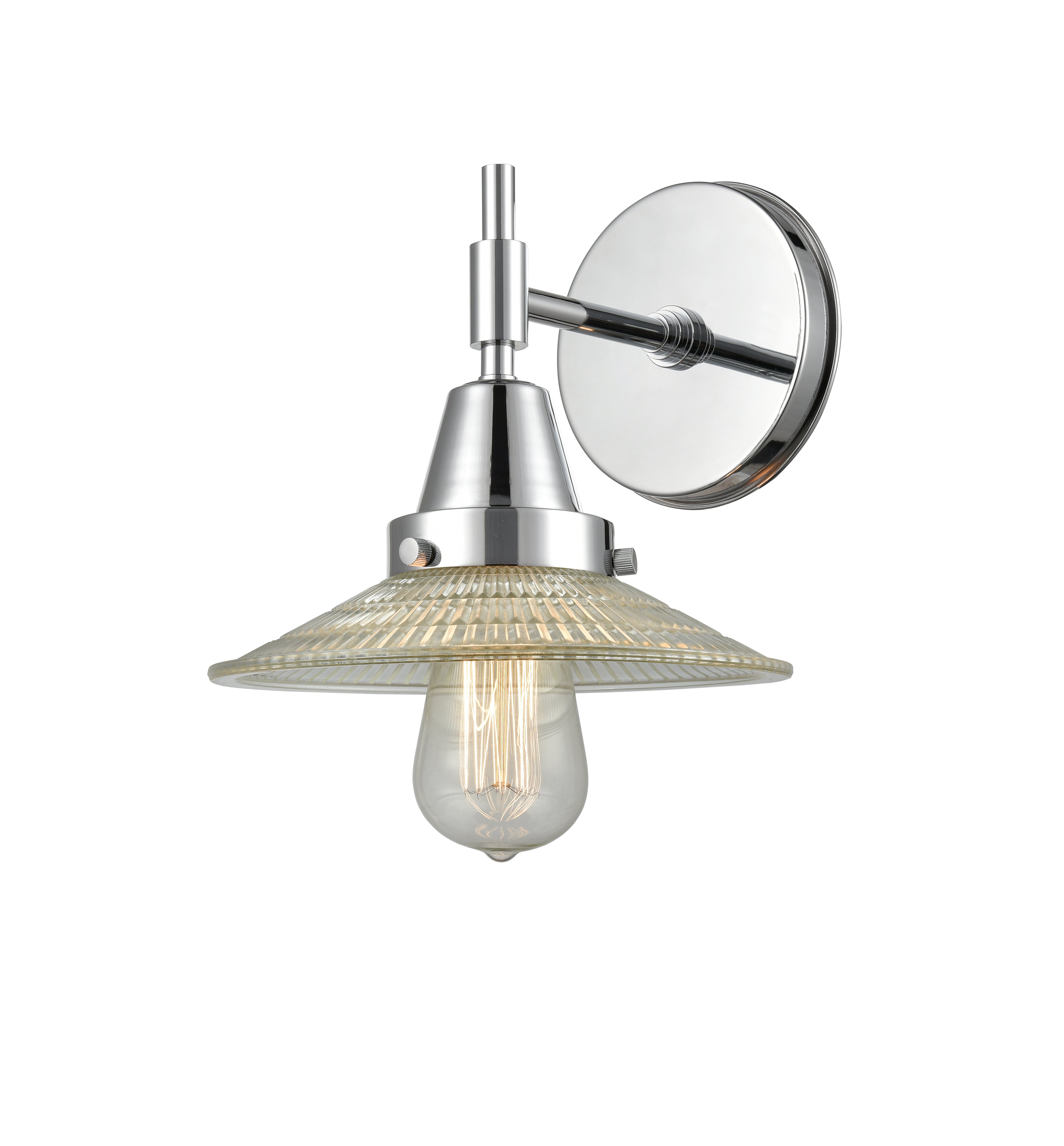 Caden Sconce Steel Glass 10.5 Inch