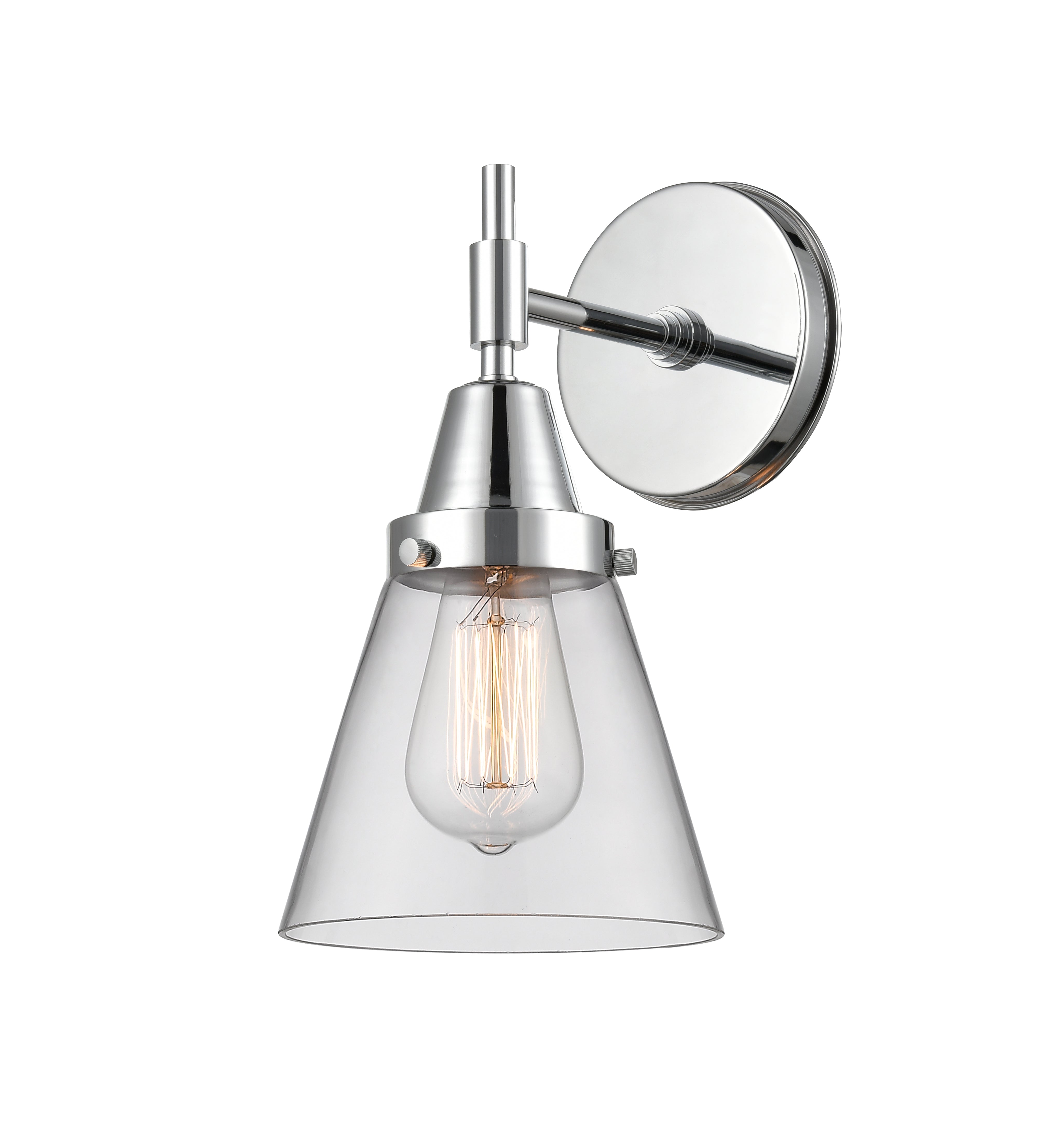 Caden Sconce Glass Steel Dimmable 11 Inch
