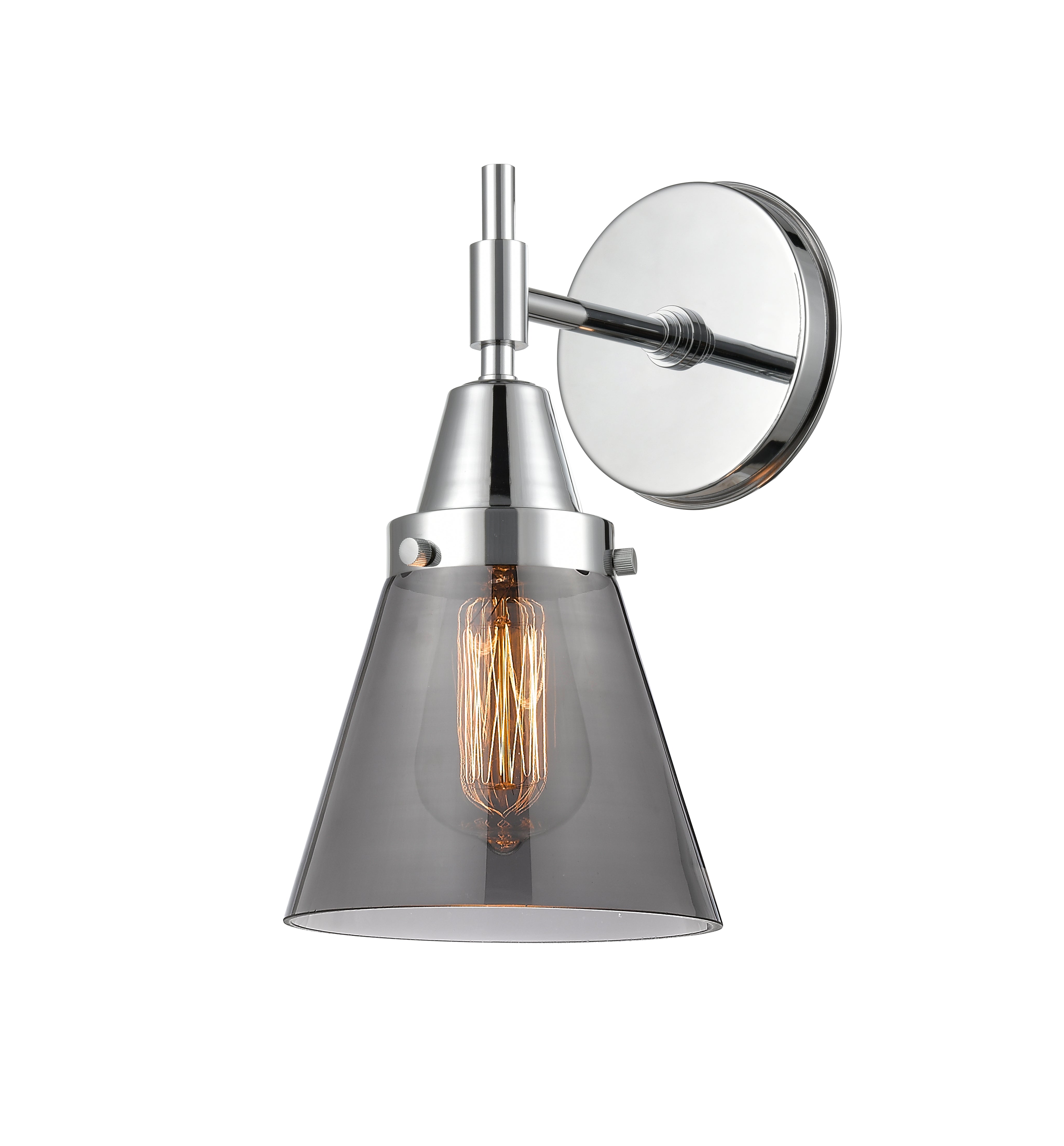 Caden Sconce Glass Steel Dimmable 11 Inch