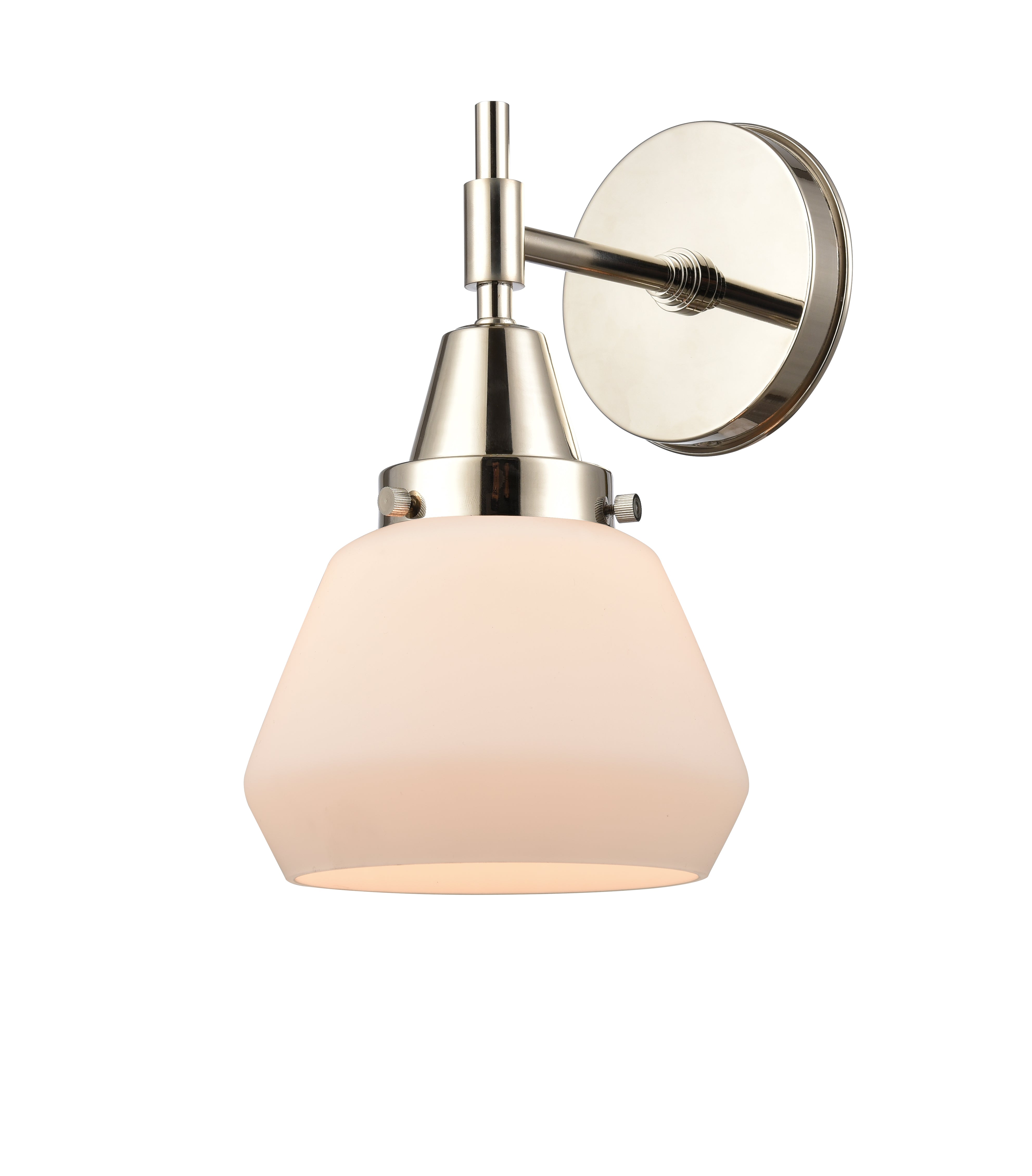 Caden Sconce Glass Steel 14 Inch
