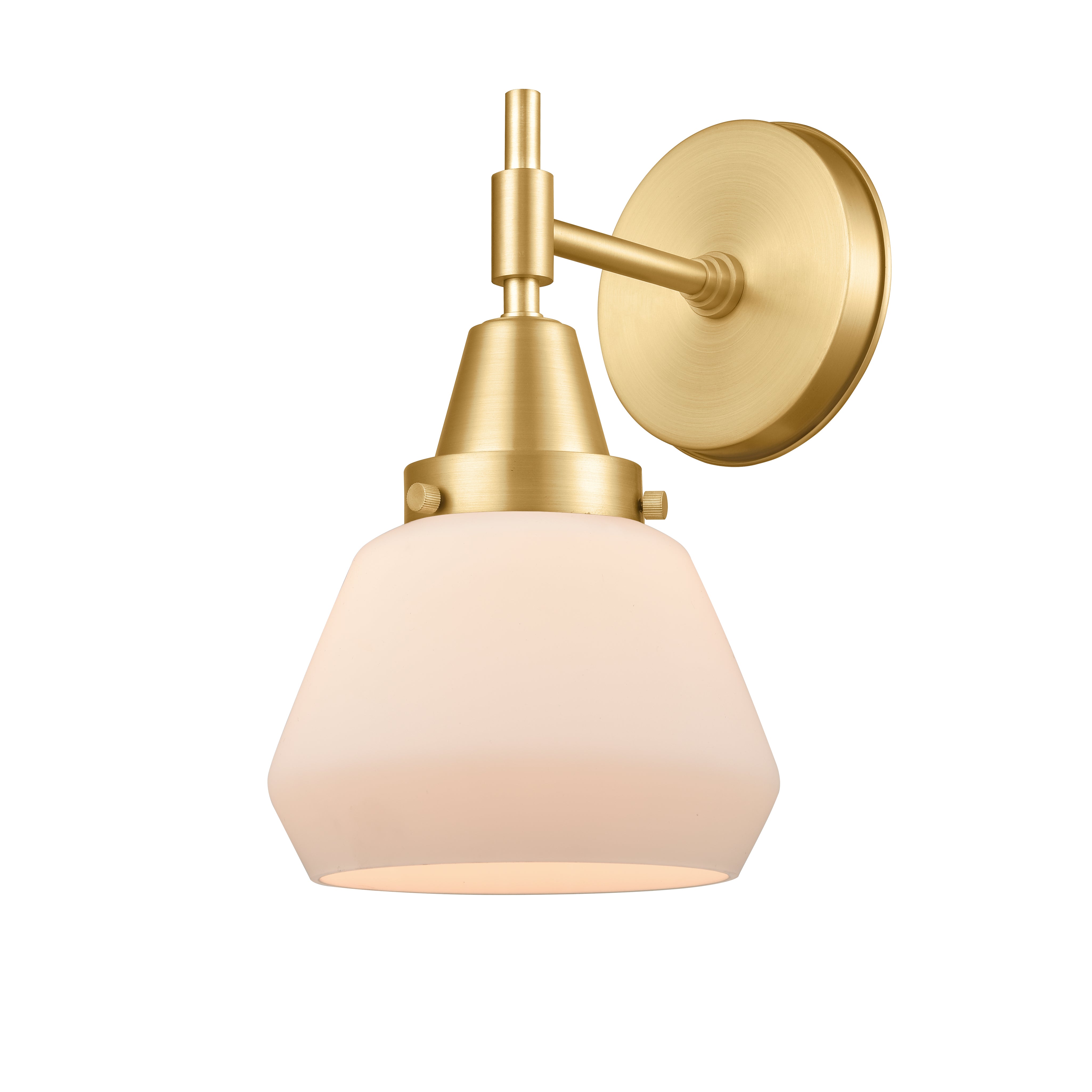 Caden Sconce Glass Steel 10.5 Inch Height