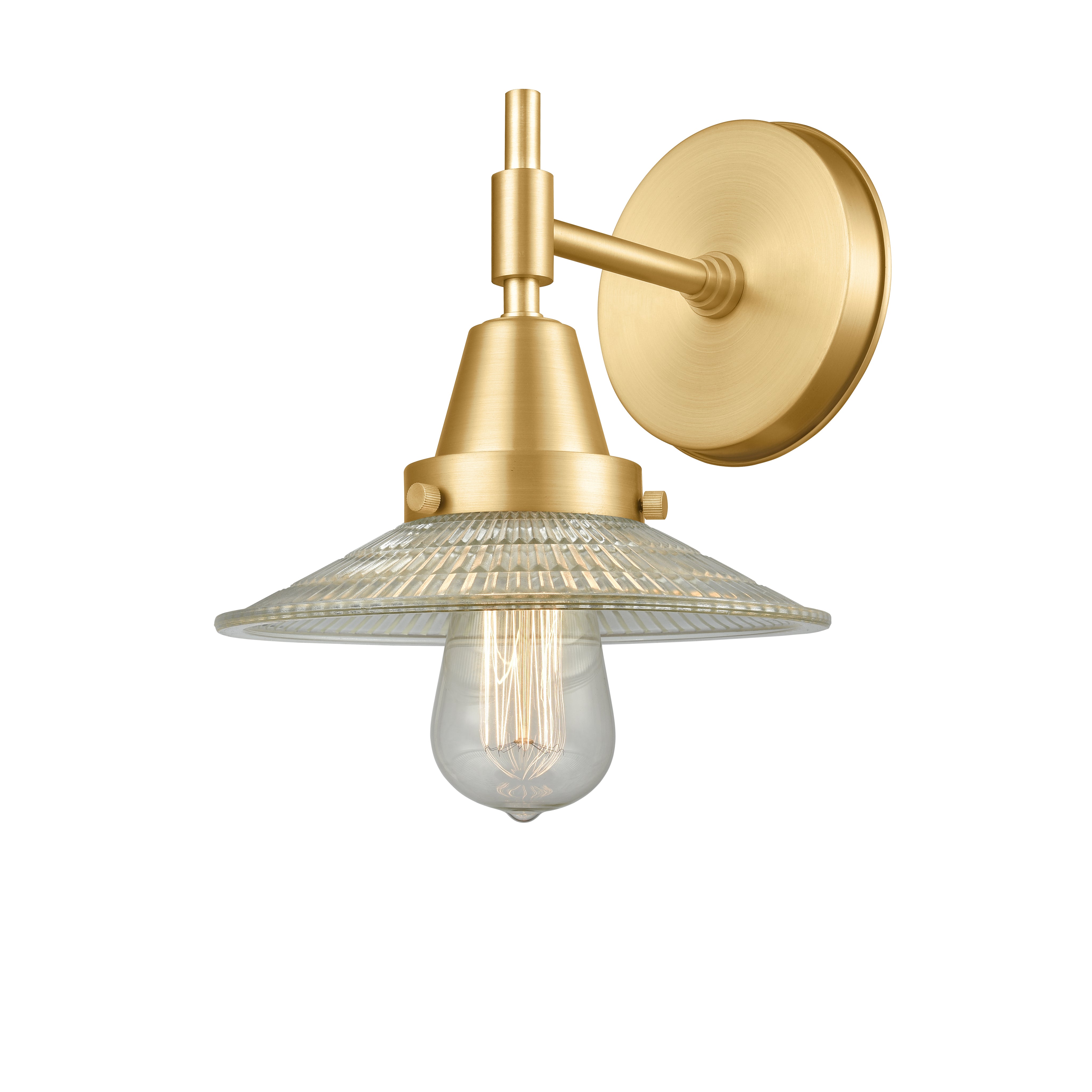 Caden Sconce Steel Glass 10.5 Inch