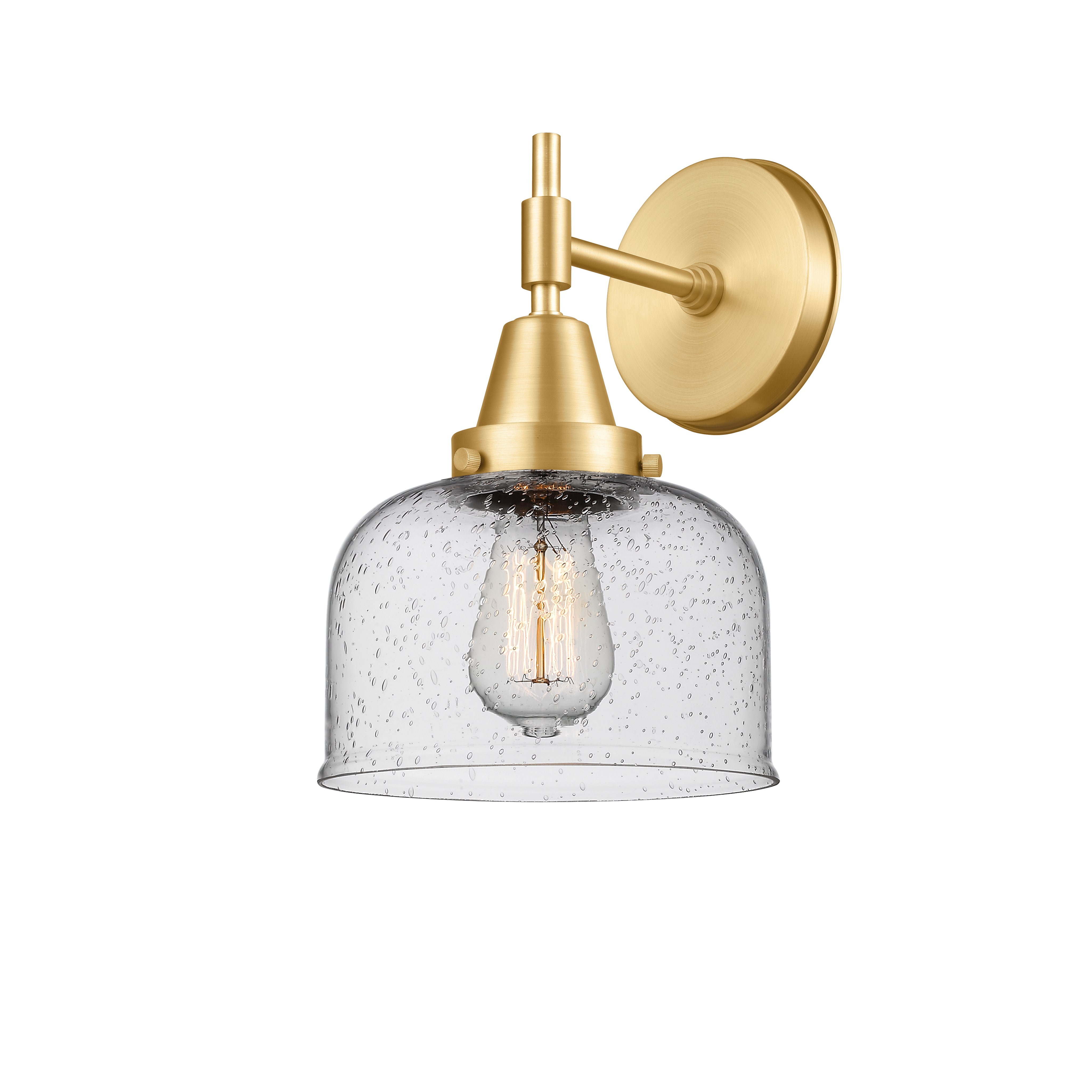 Caden Sconce Glass Steel Industrial Design