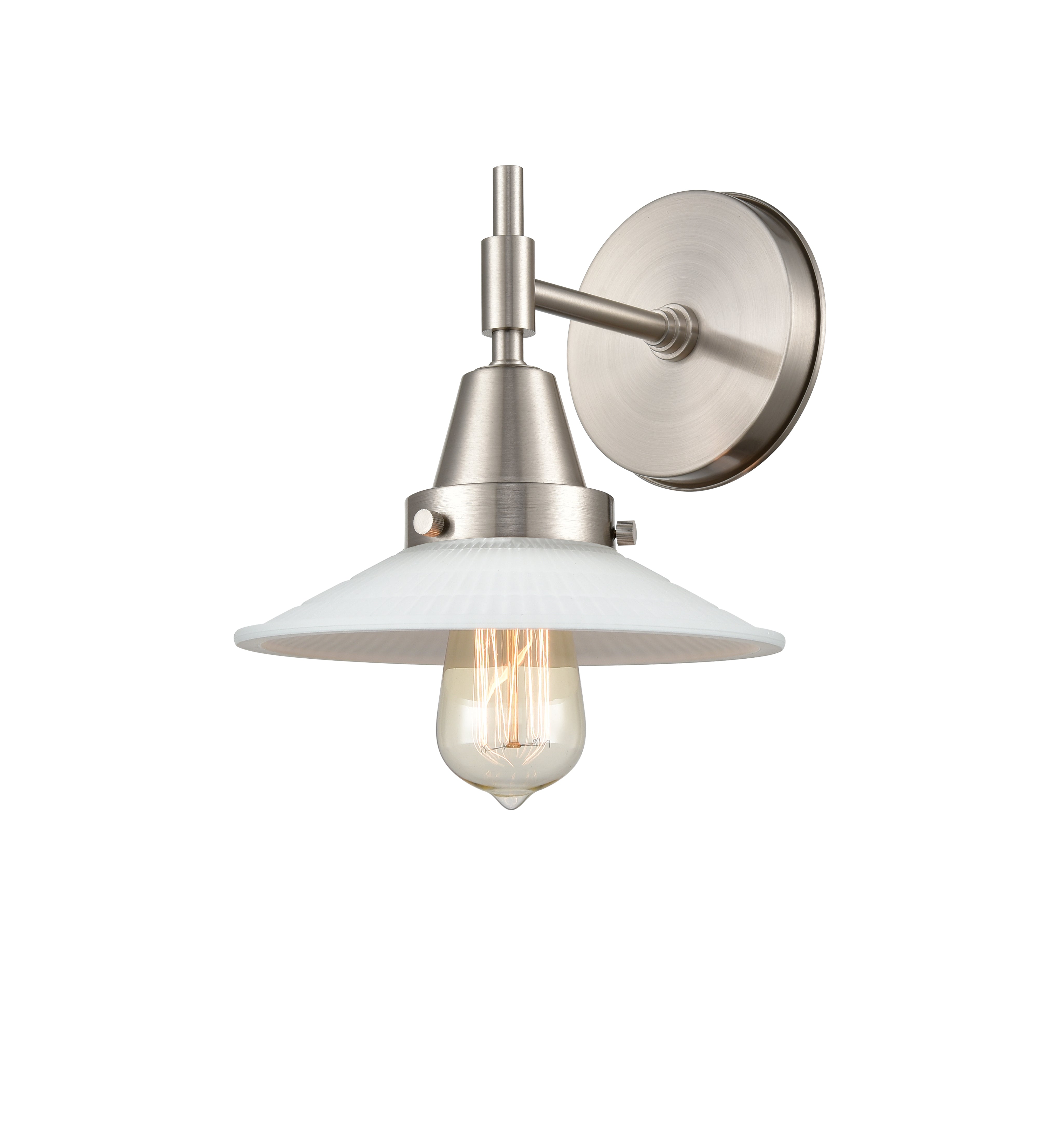 Caden Sconce Steel Glass 10.5 Inch