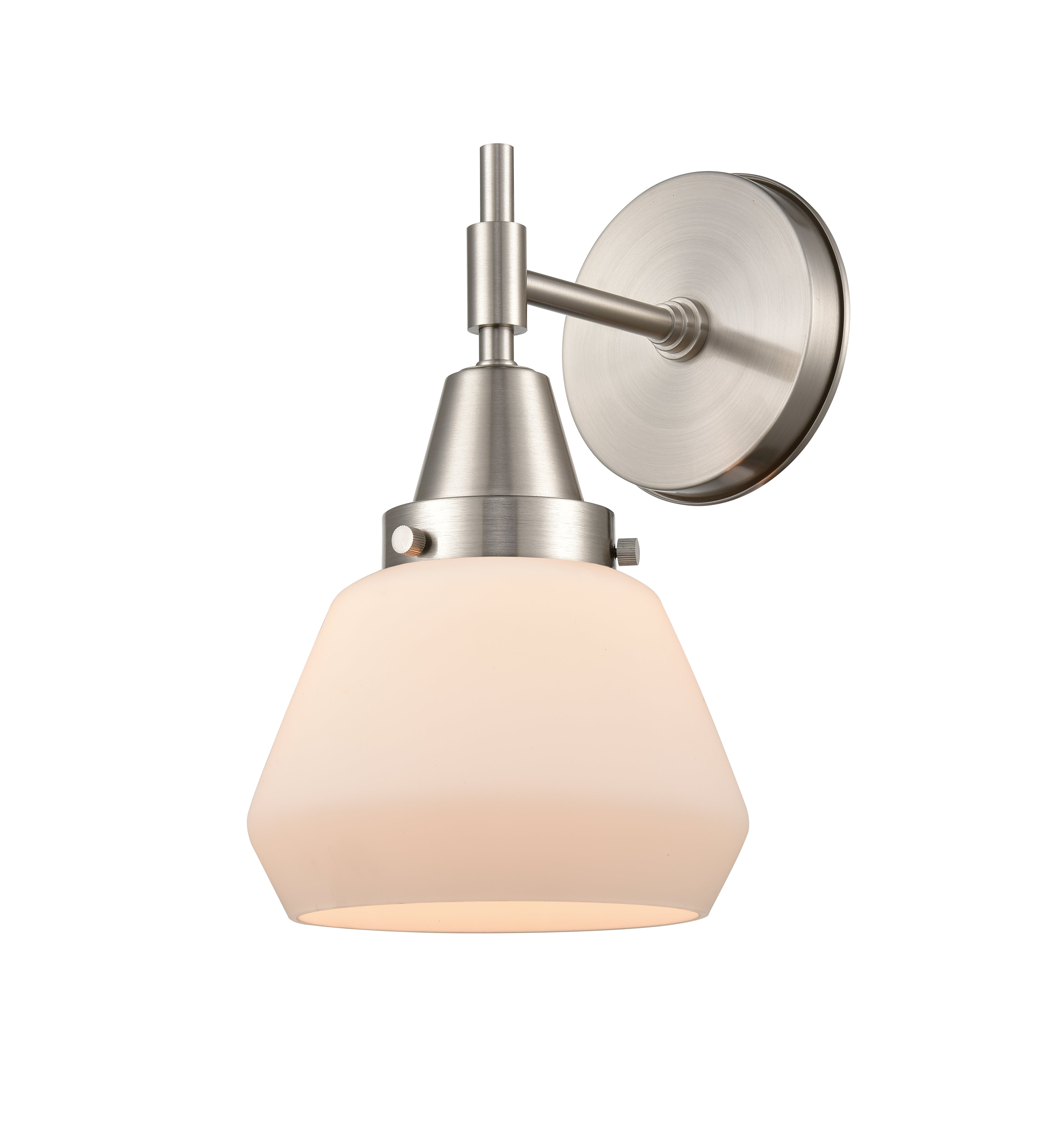 Caden Sconce Glass Steel 10.5 Inch Height