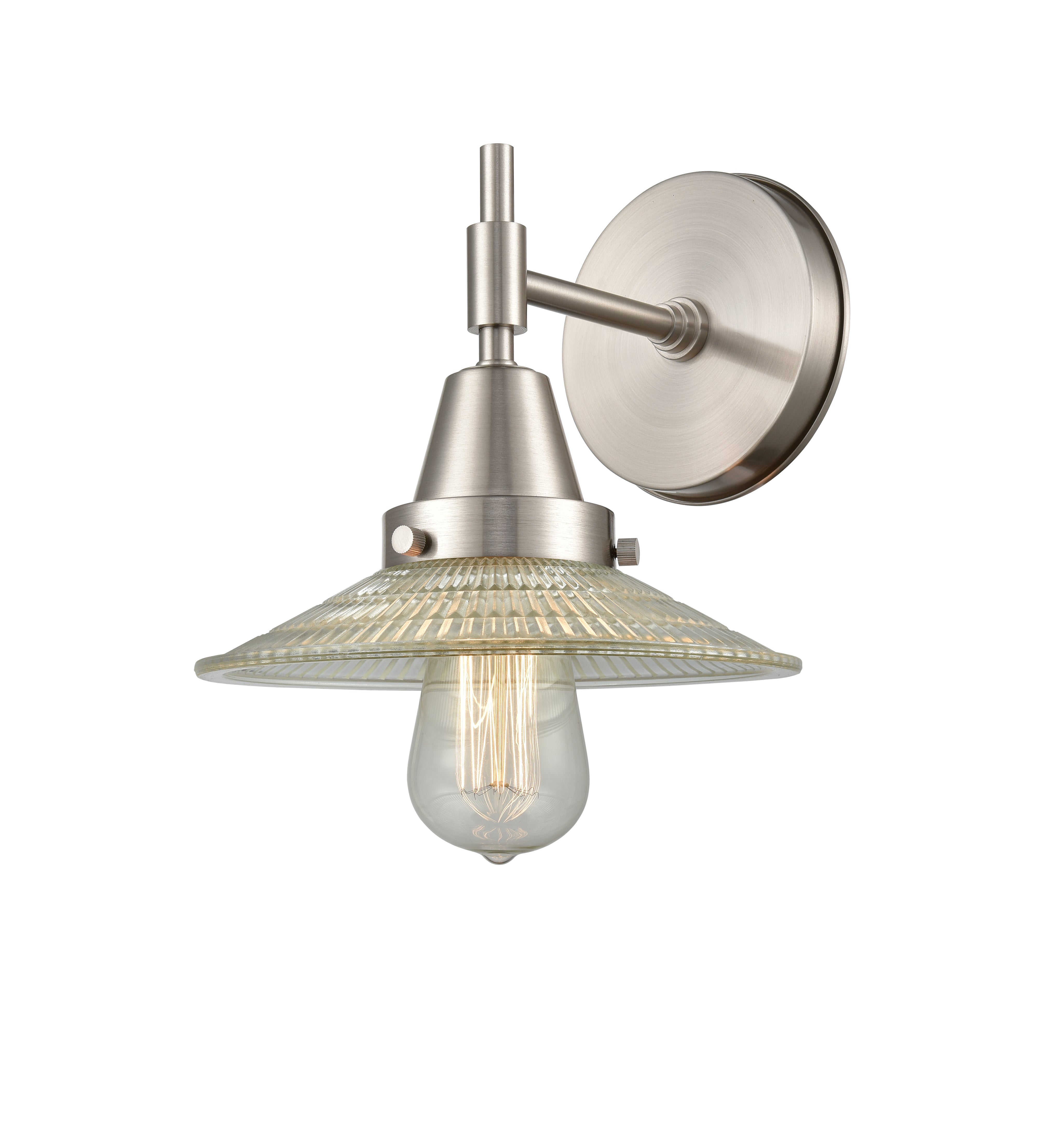 Caden Sconce Steel Glass 10.5 Inch