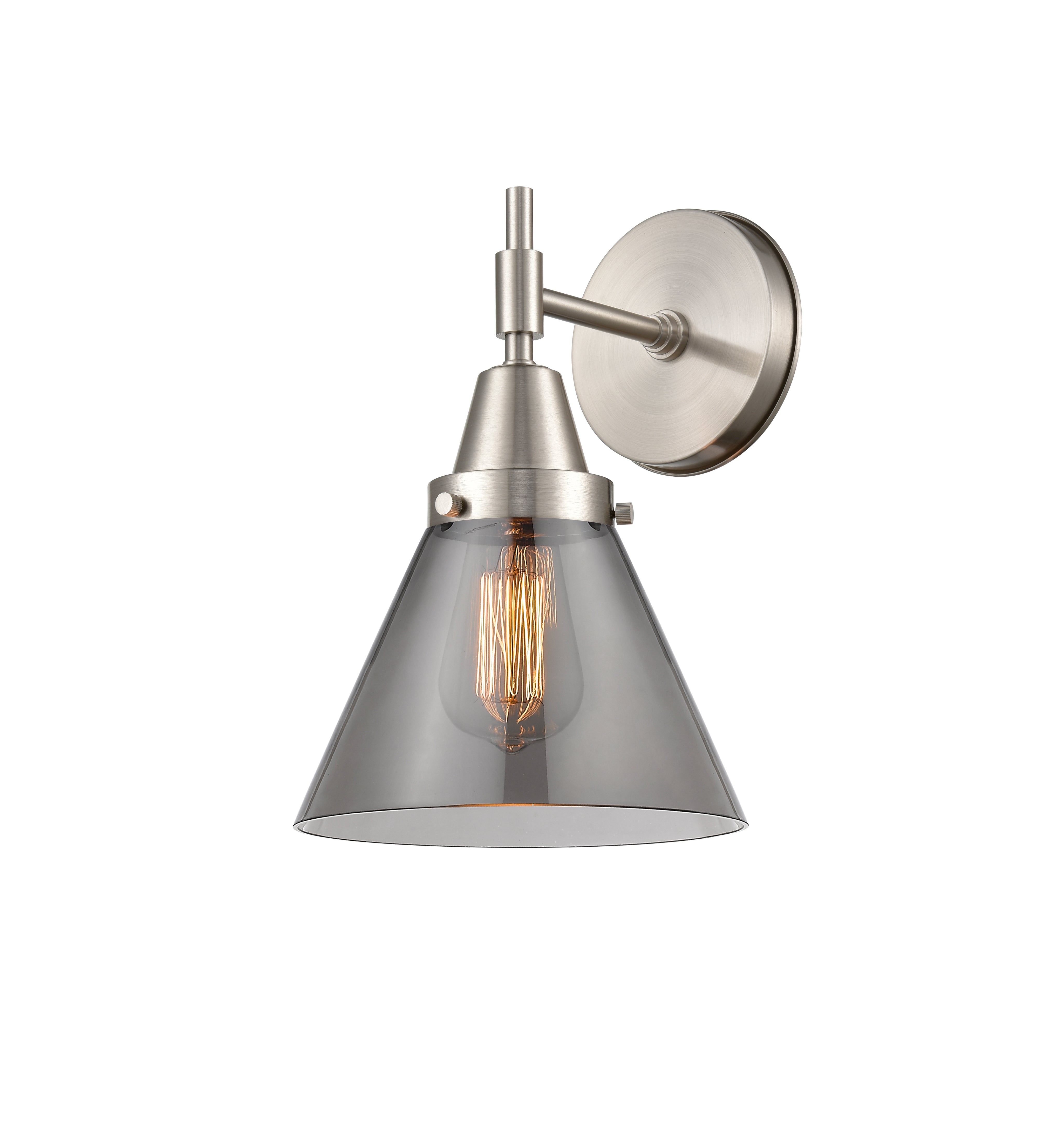 Caden Sconce Glass Steel Dimmable