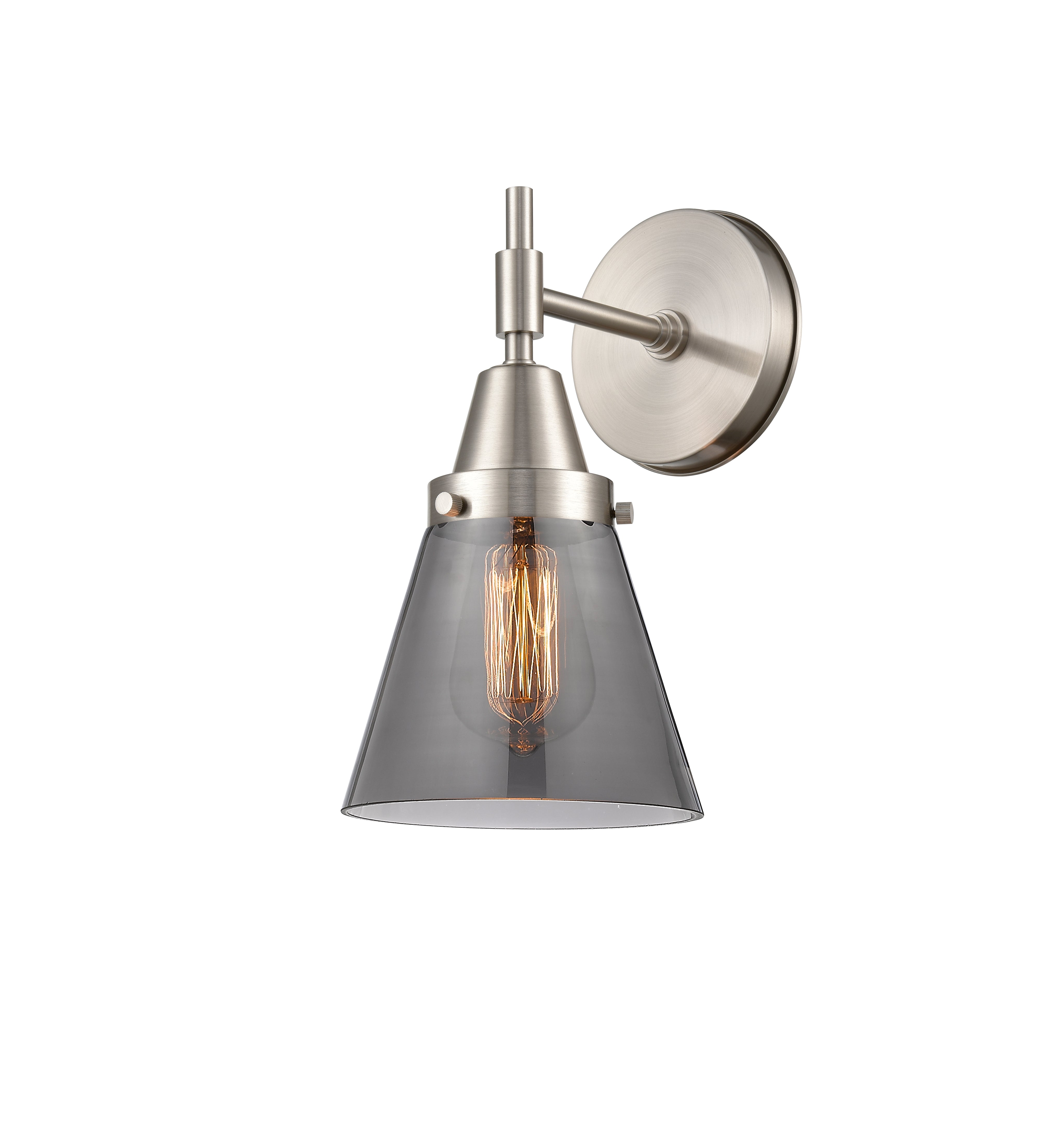 Caden Sconce Glass Steel Dimmable 11 Inch