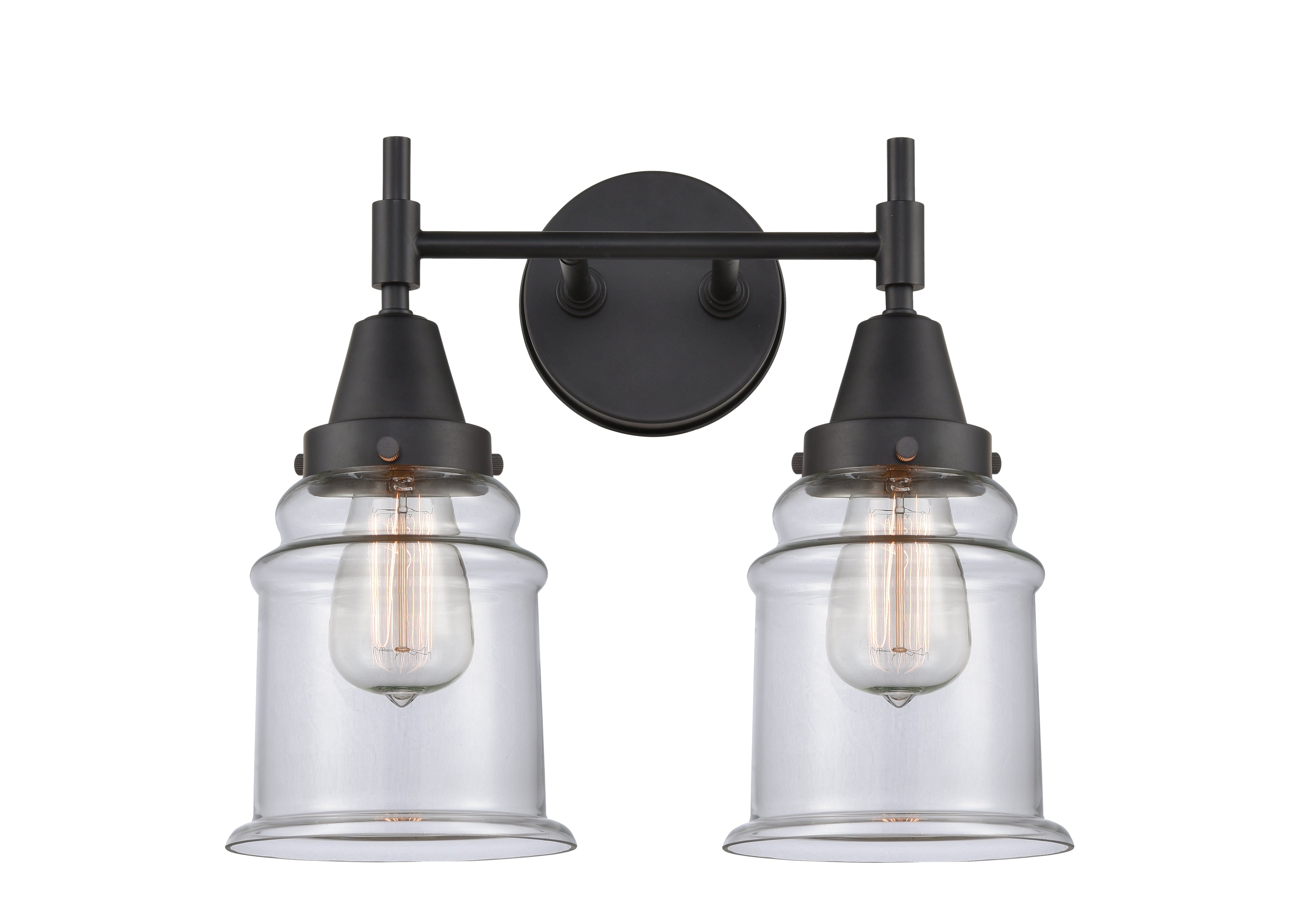 Caden Bath Vanity Light Steel Glass