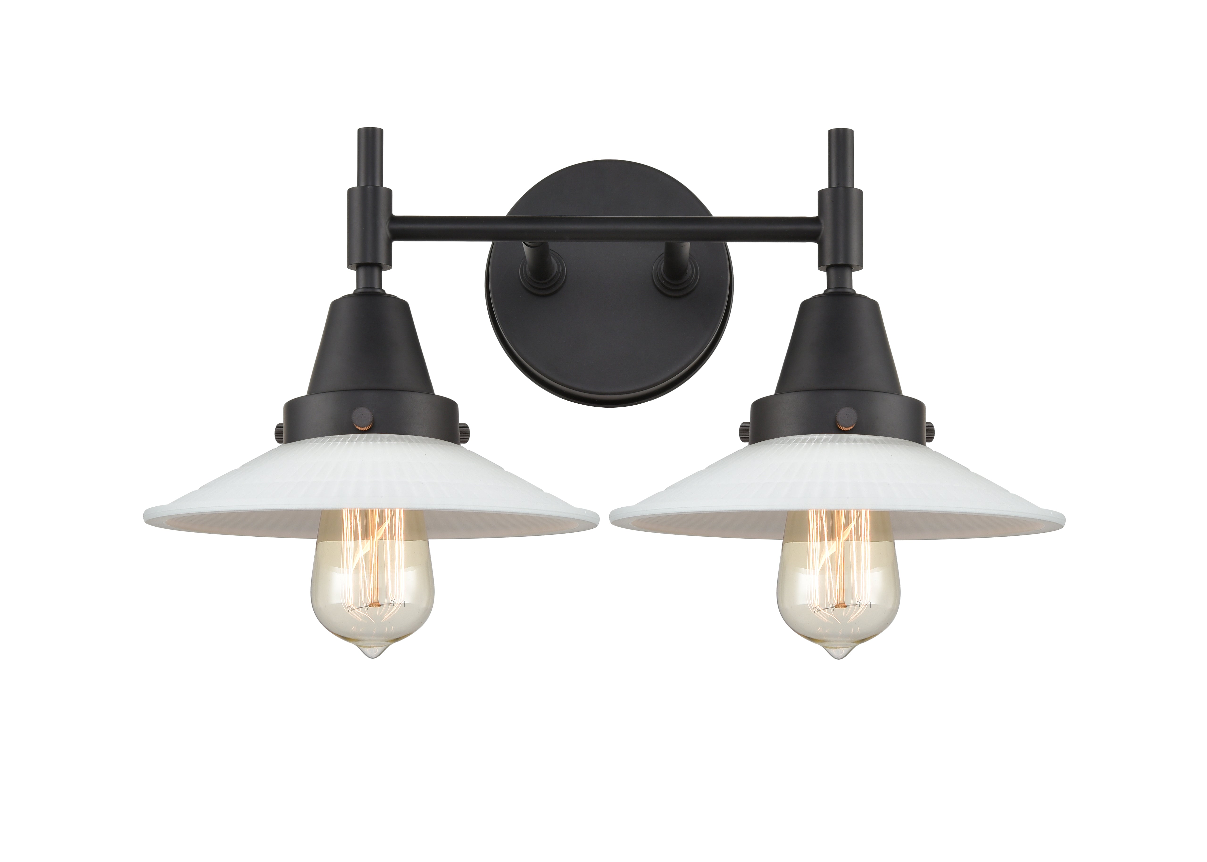 Caden Bath Vanity Light Glass Steel Modern
