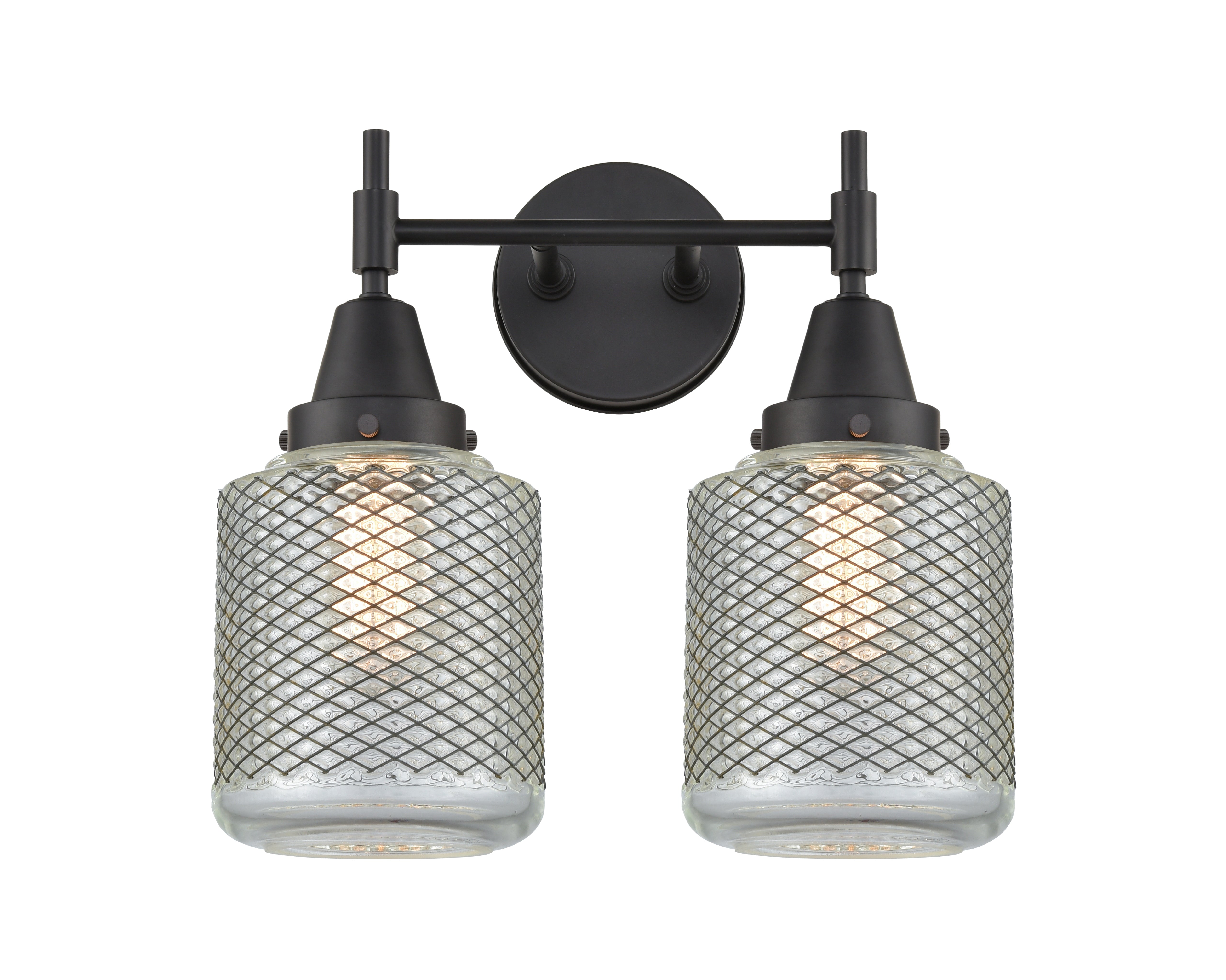 Caden Bath Vanity Light Glass Steel