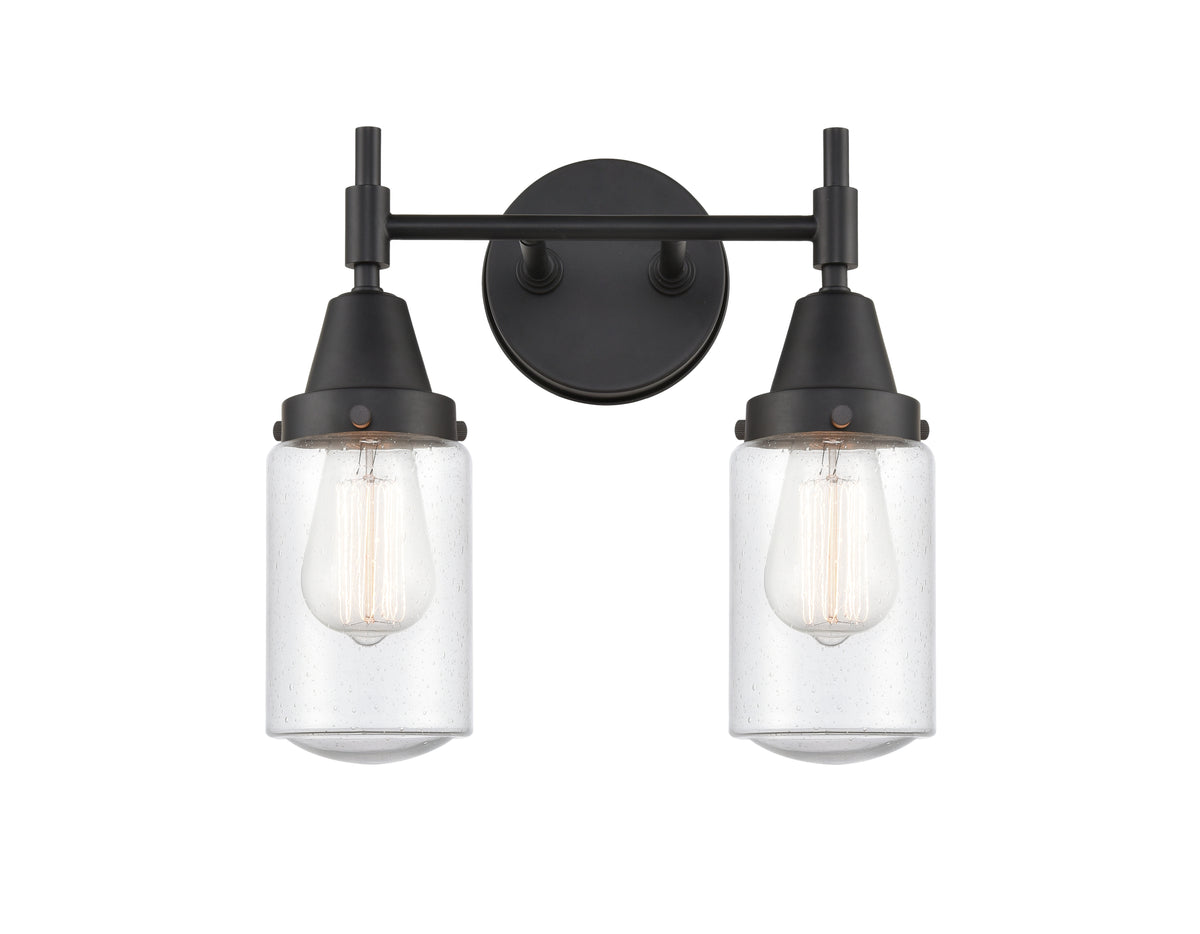 Dover 14-Inch 2-Light Bath Vanity Light with LED Bulbs 11.75-Inch High