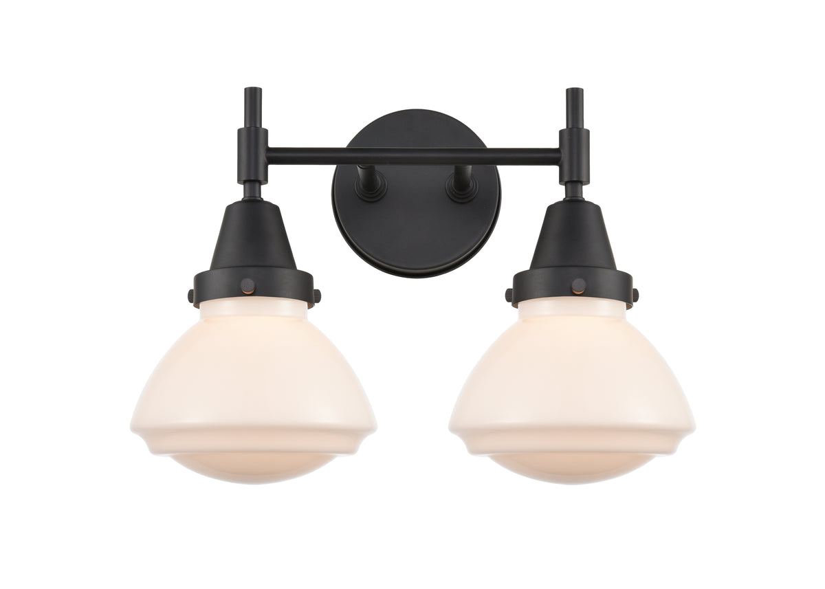 Olean 16-Inch 2-Light Bath Vanity Light with LED Bulbs