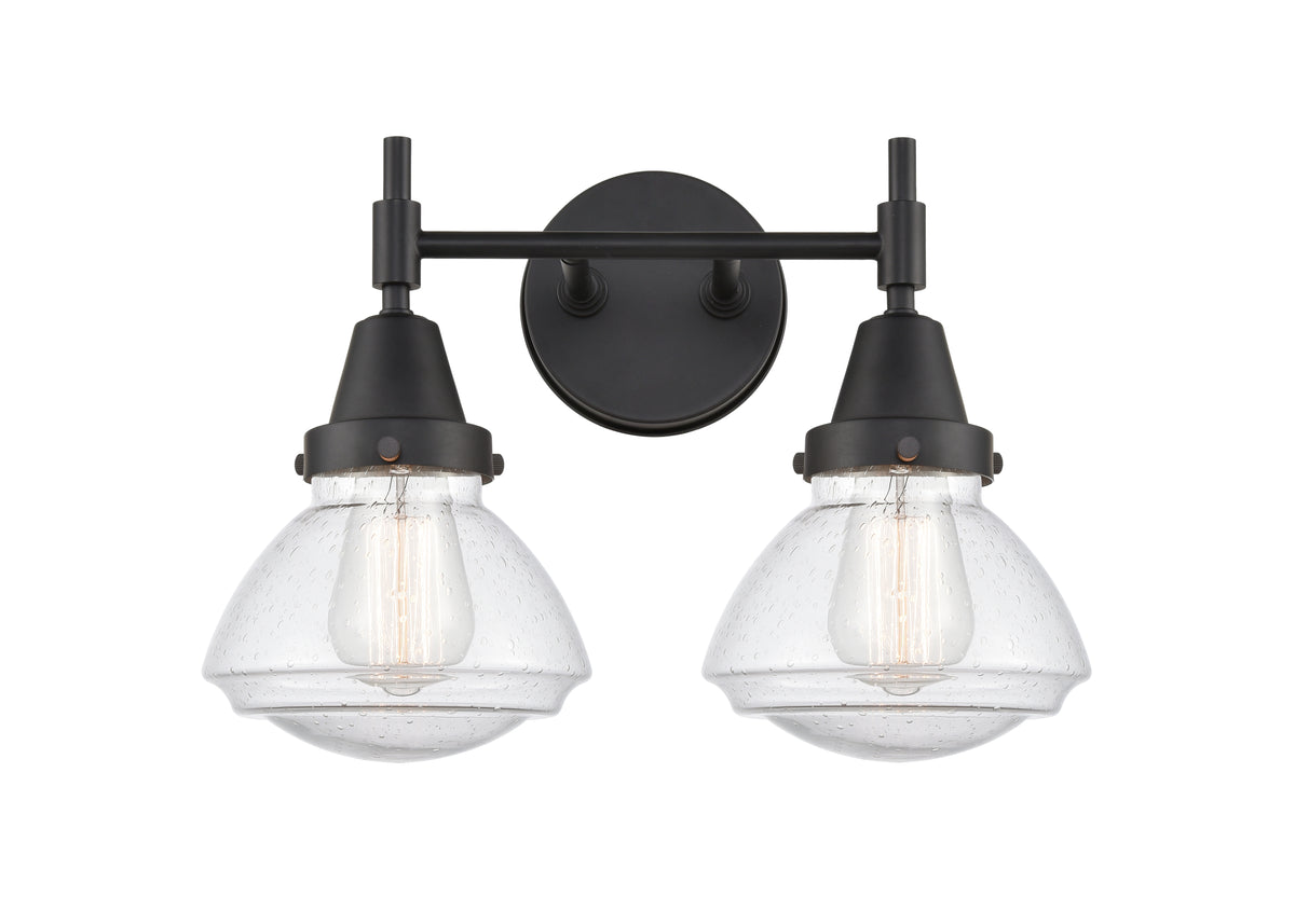 Olean 16-Inch 2-Light Bath Vanity Light with LED Bulbs