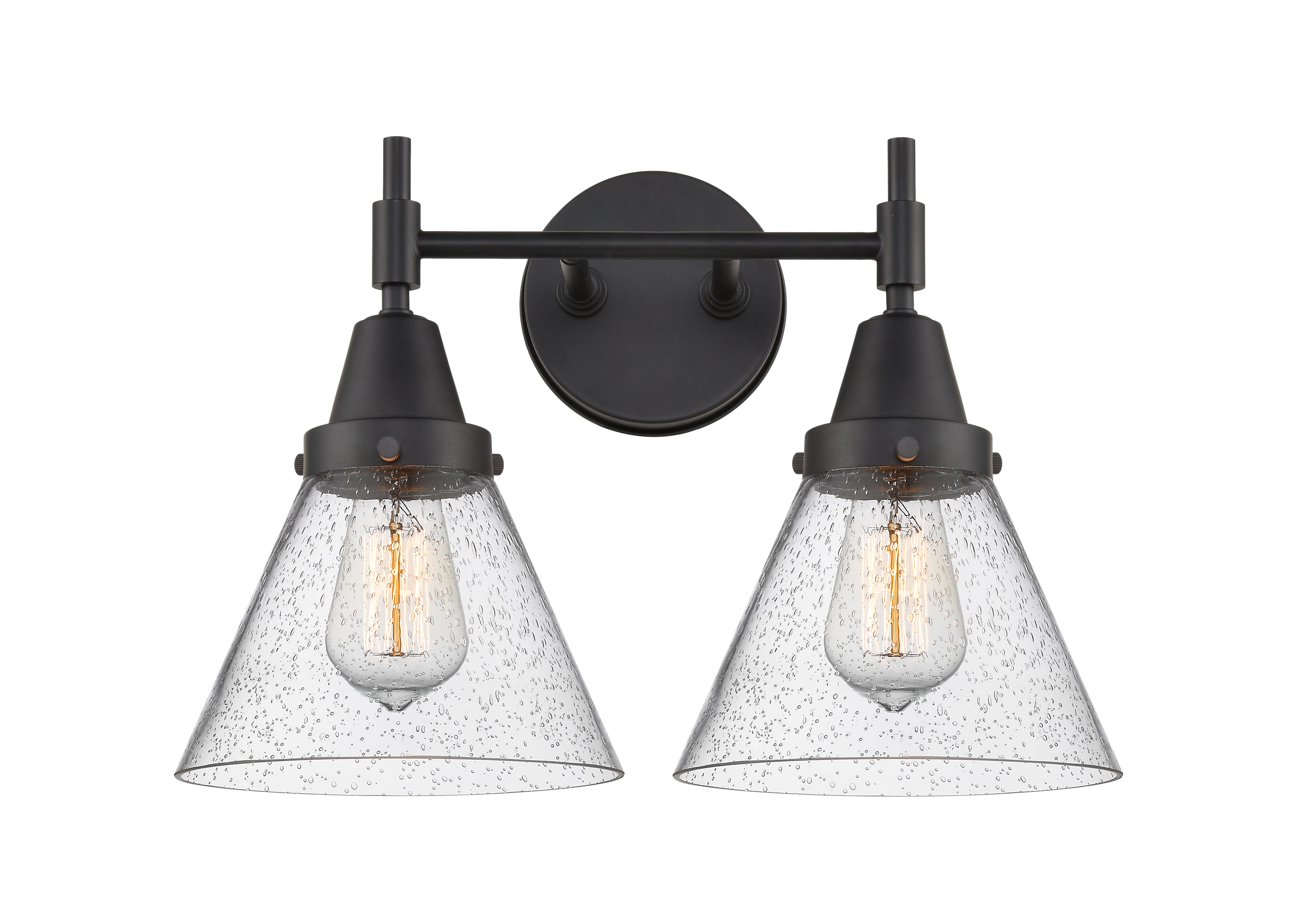 Caden Bath Vanity Light Glass Steel