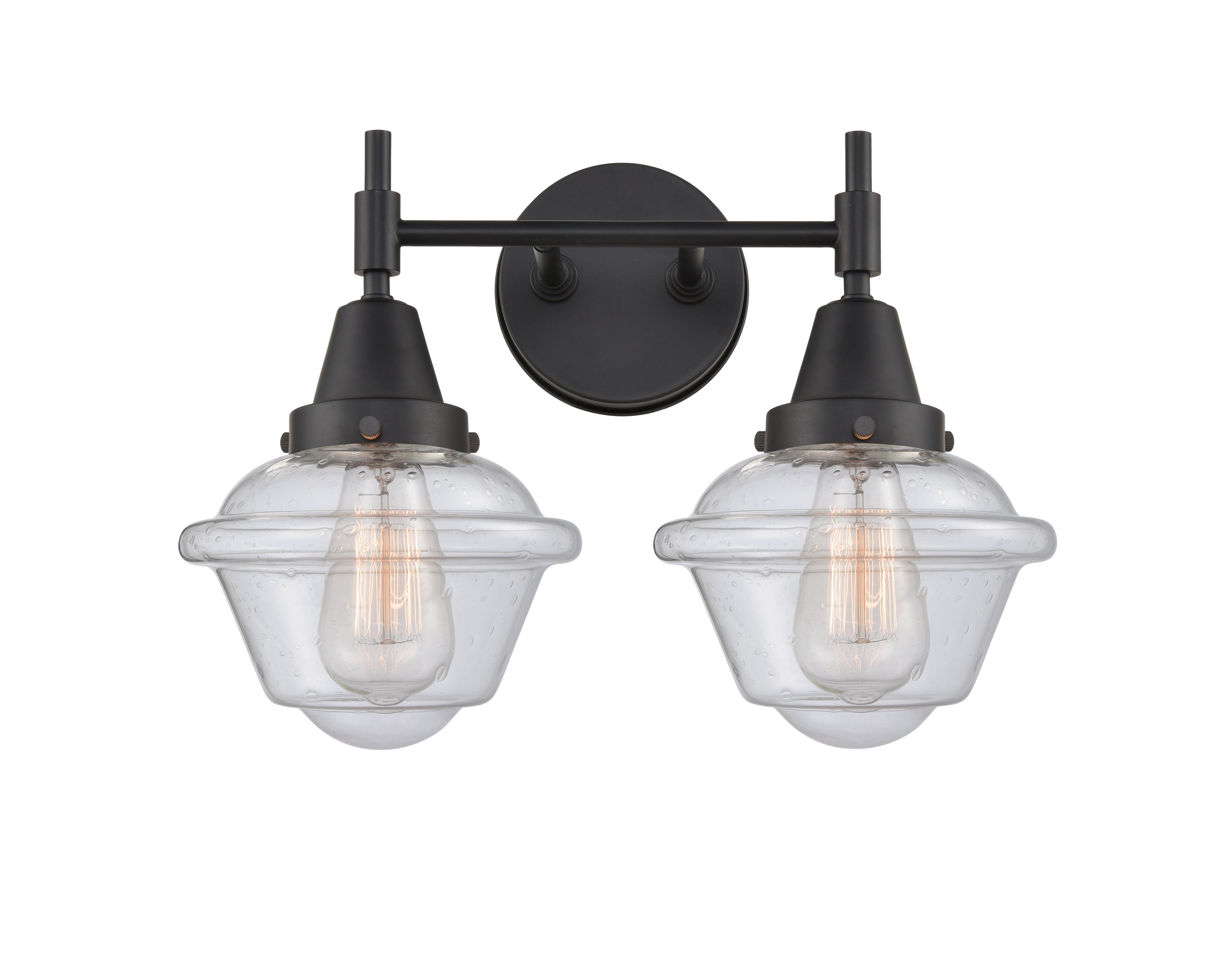 Caden Bath Vanity Light Glass Steel 11 Inch