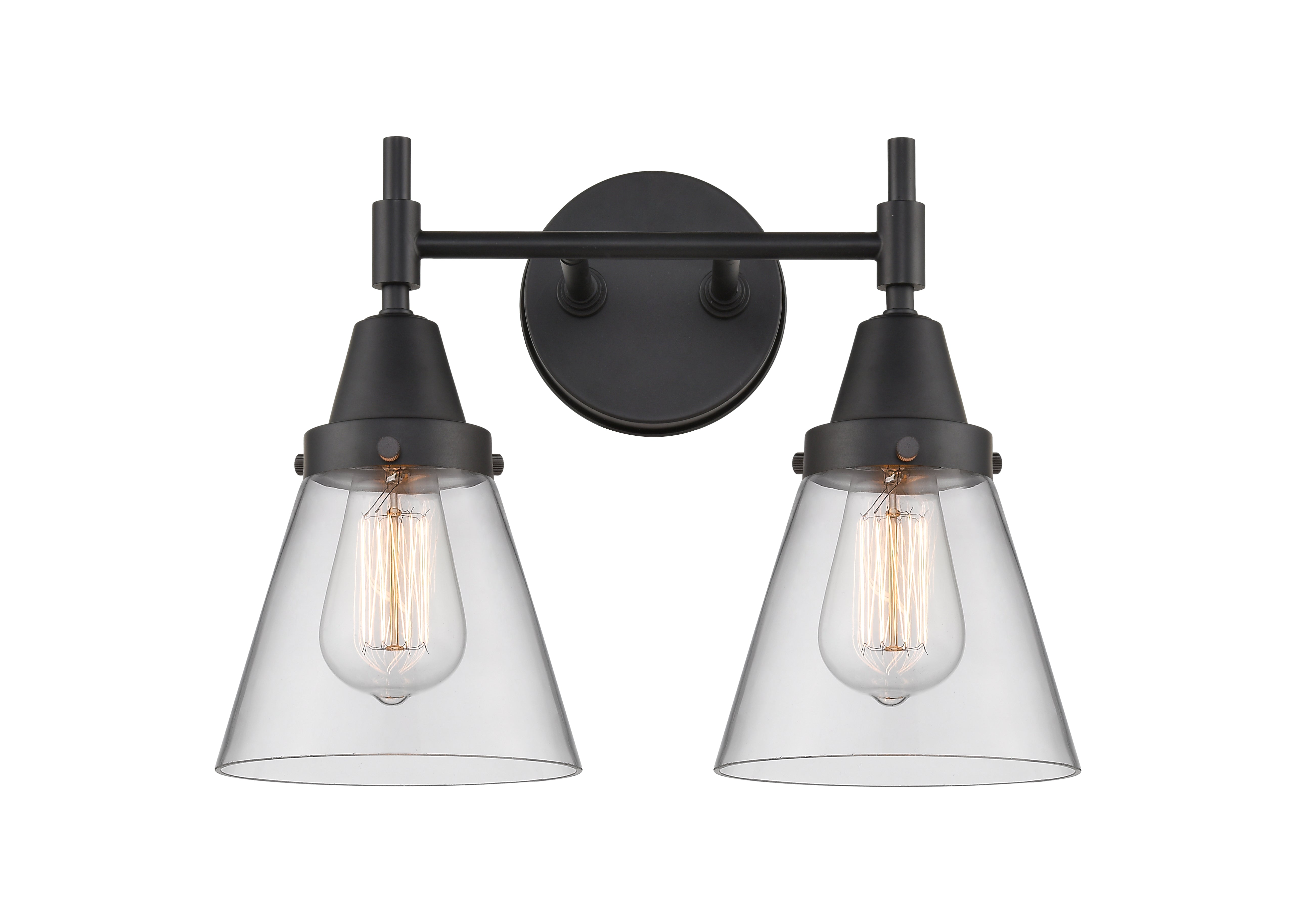 Caden Bath Vanity Light Glass Steel Dimmable