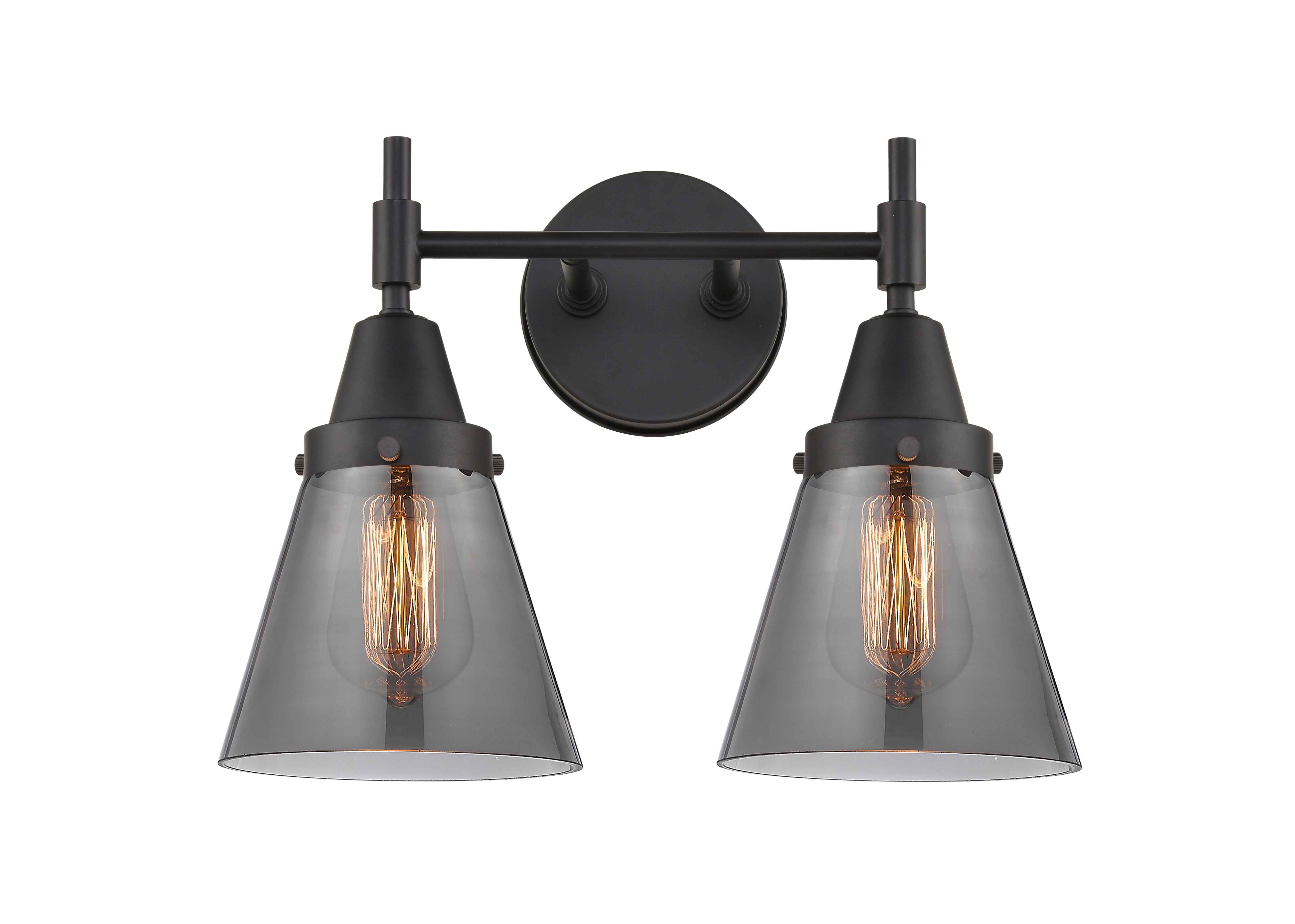 Caden Bath Vanity Light Glass Steel Dimmable