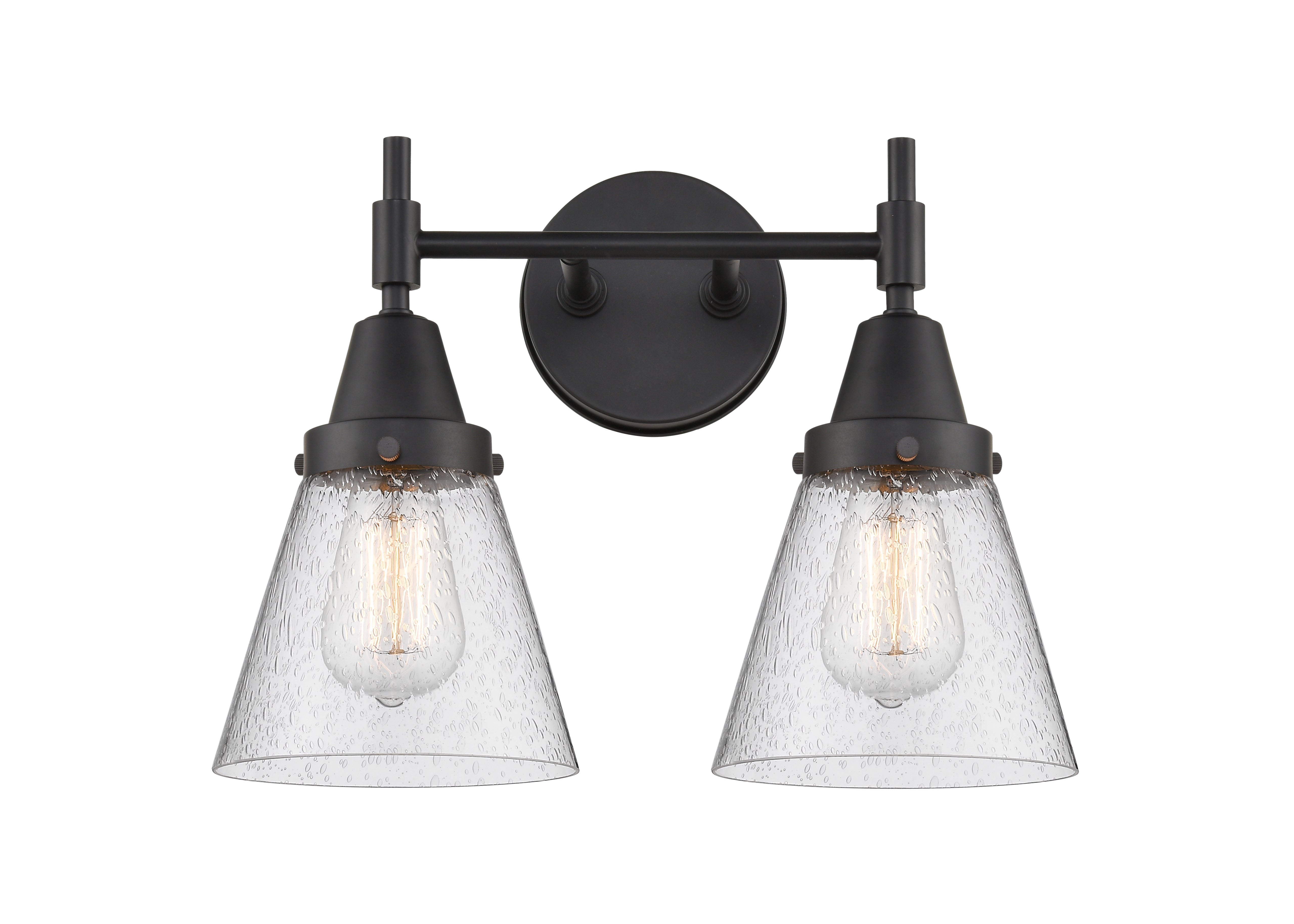 Caden Bath Vanity Light Glass Steel Dimmable