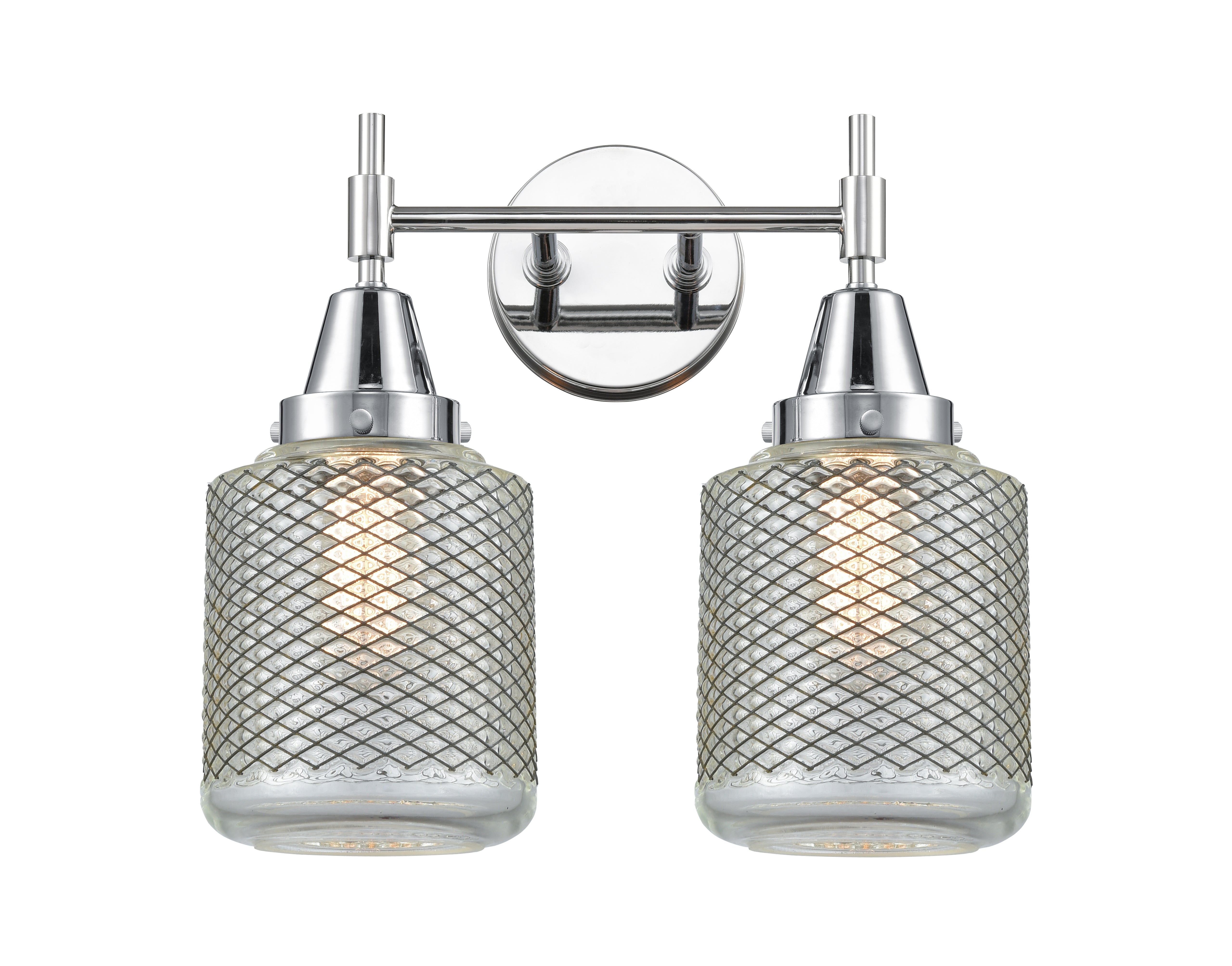 Caden Bath Vanity Light Glass Steel