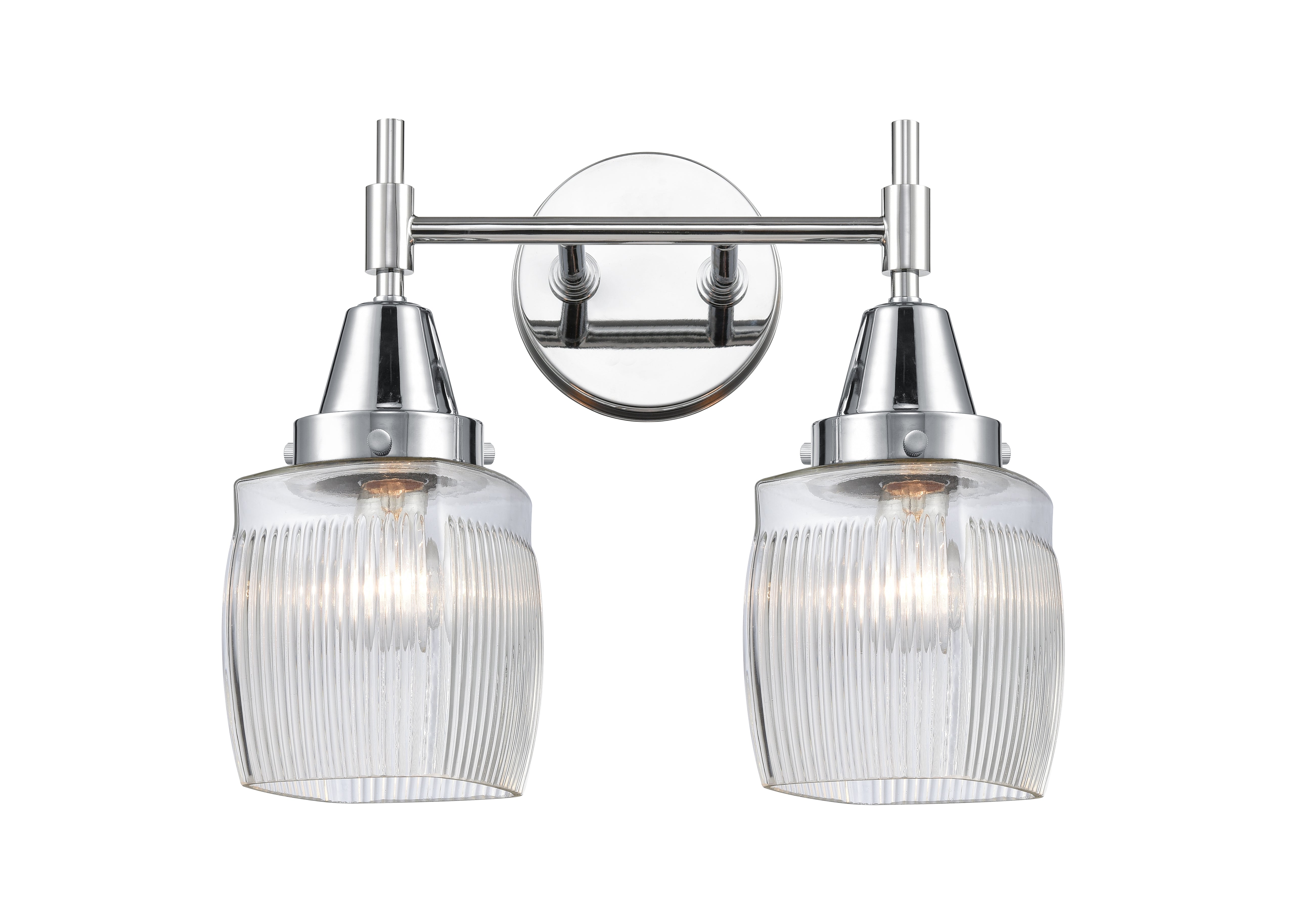 Caden Bath Vanity Light Glass Steel