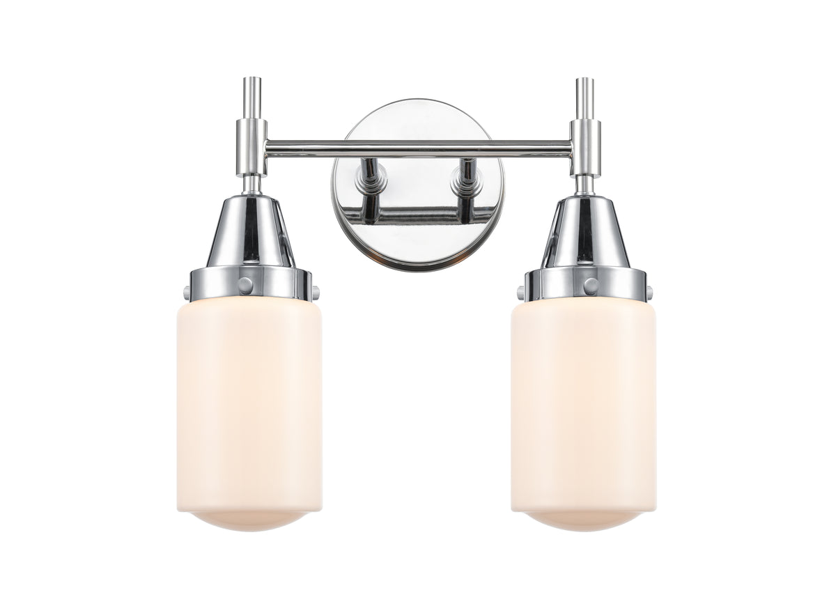 Dover 14-Inch 2-Light Bath Vanity Light with LED Bulbs 11.75-Inch High