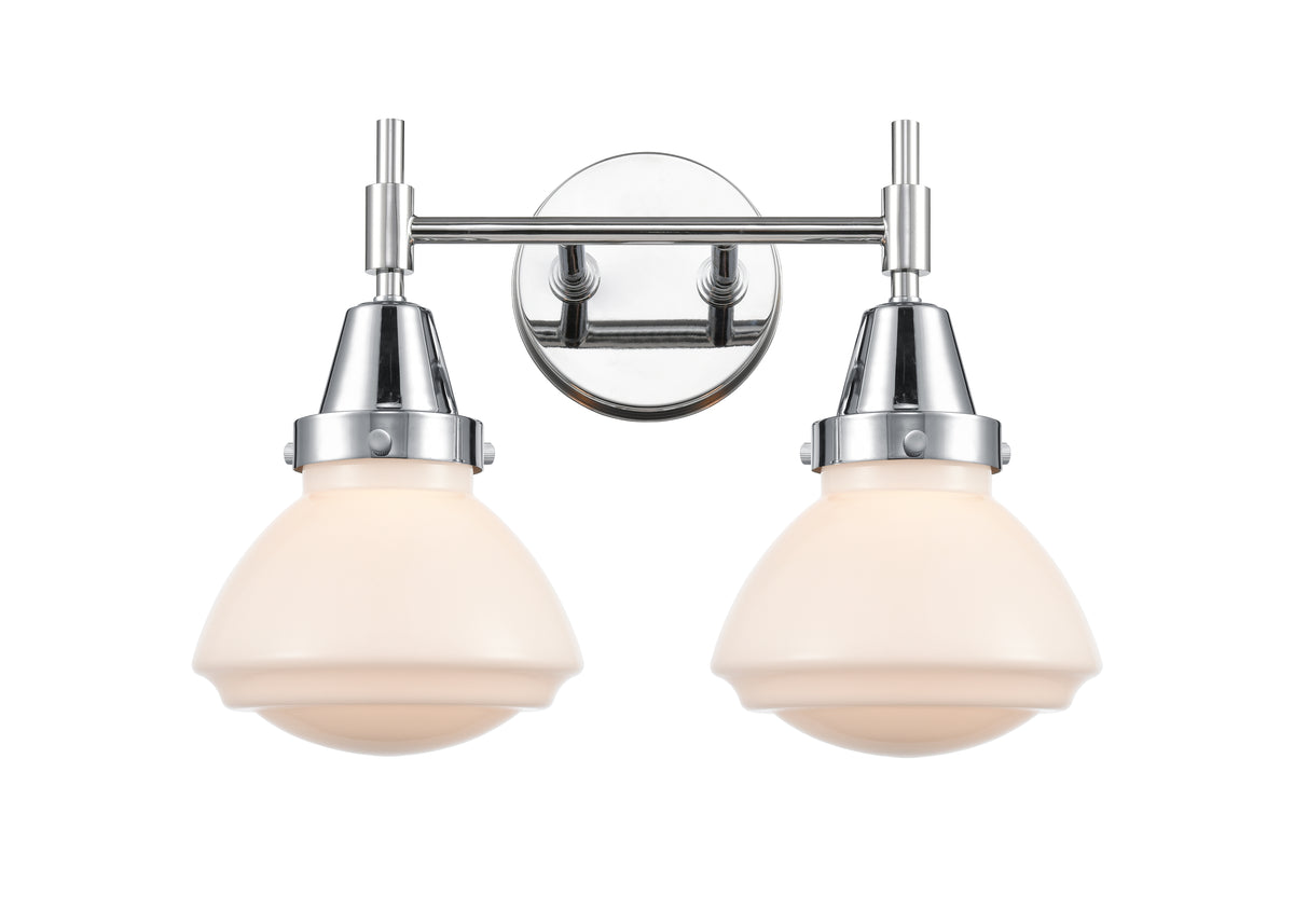 Olean 16-Inch 2-Light Bath Vanity Light with LED Bulbs