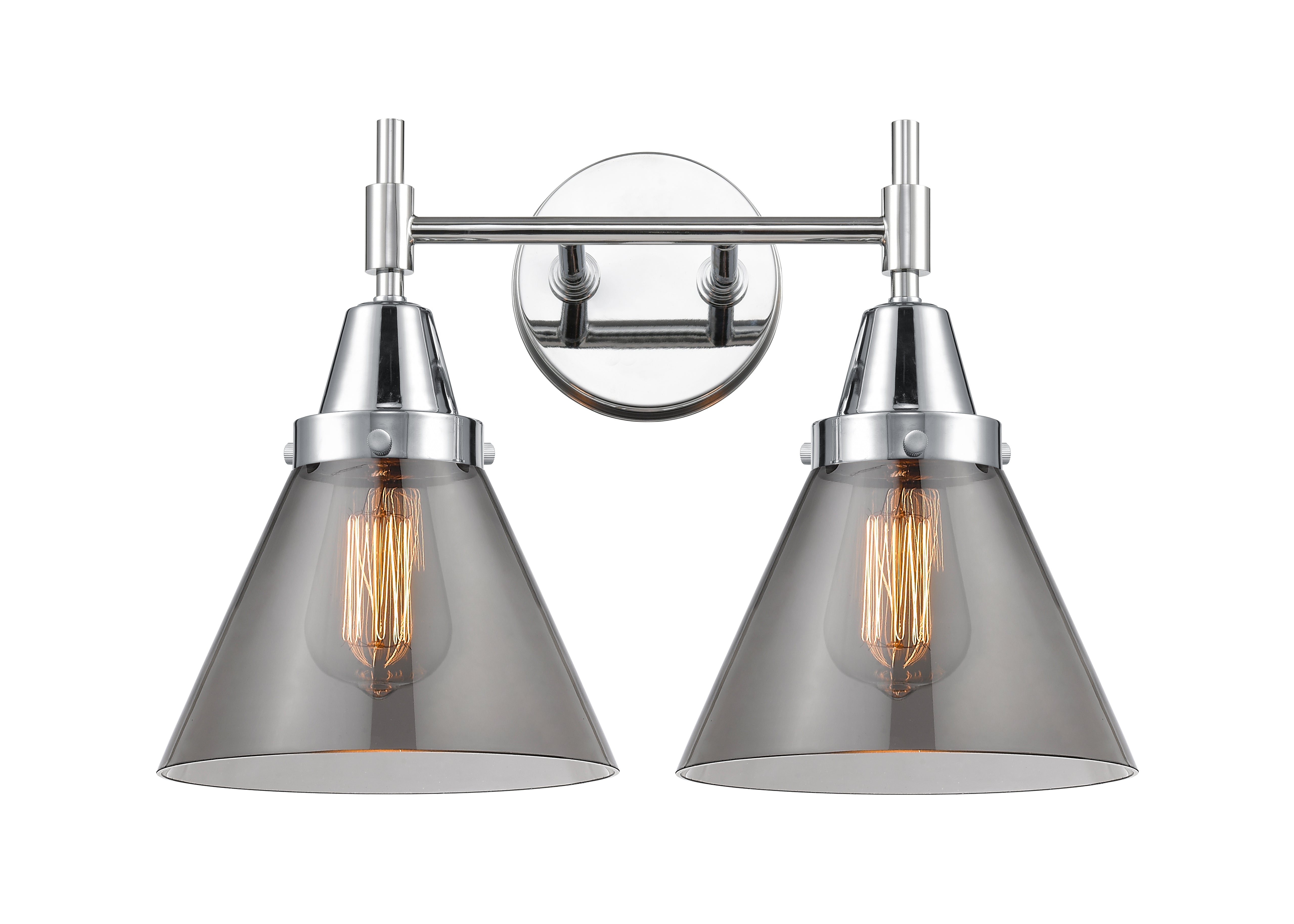 Caden Bath Vanity Light Glass Steel