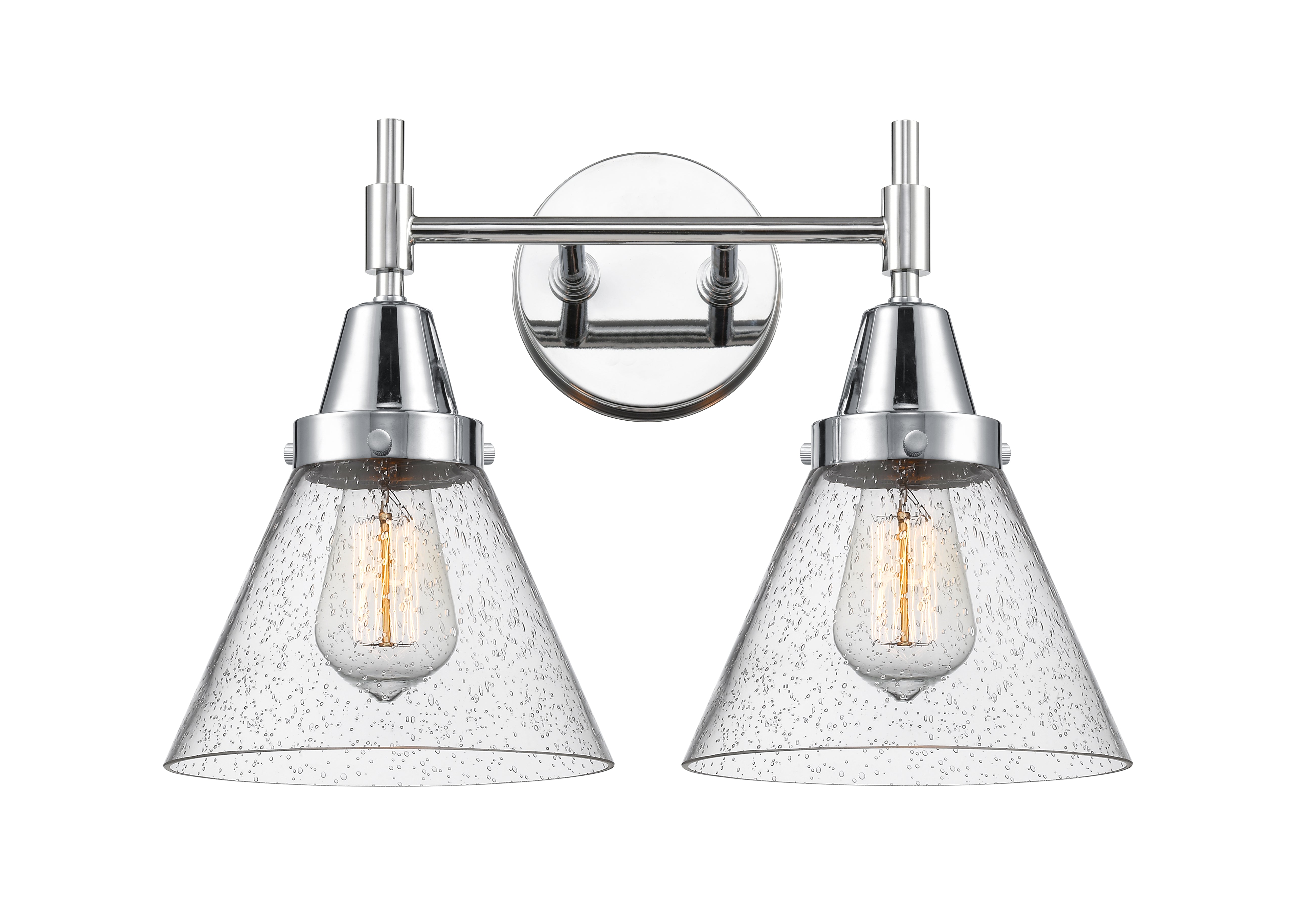 Caden Bath Vanity Light Glass Steel