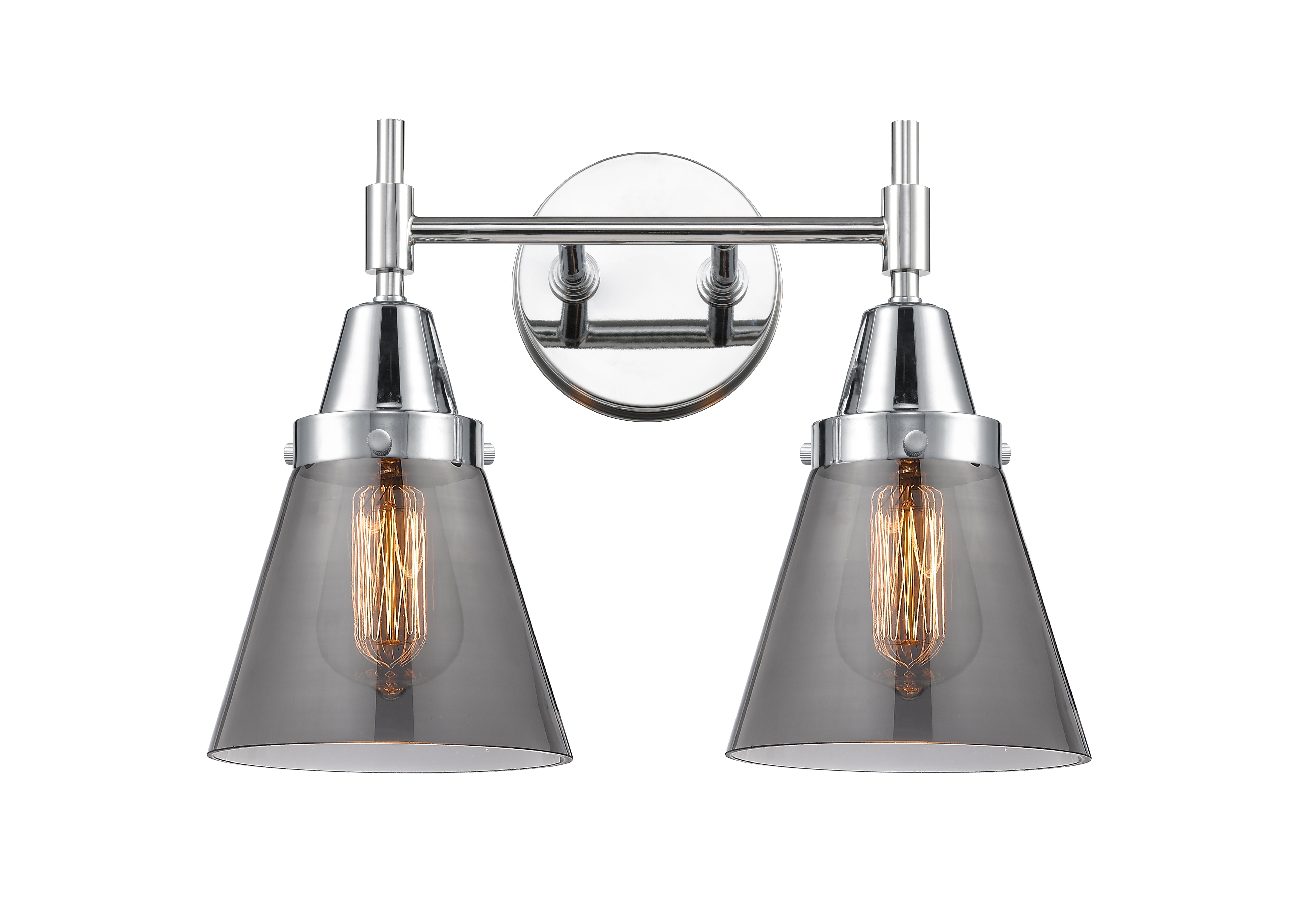 Caden Bath Vanity Light Glass Steel Dimmable