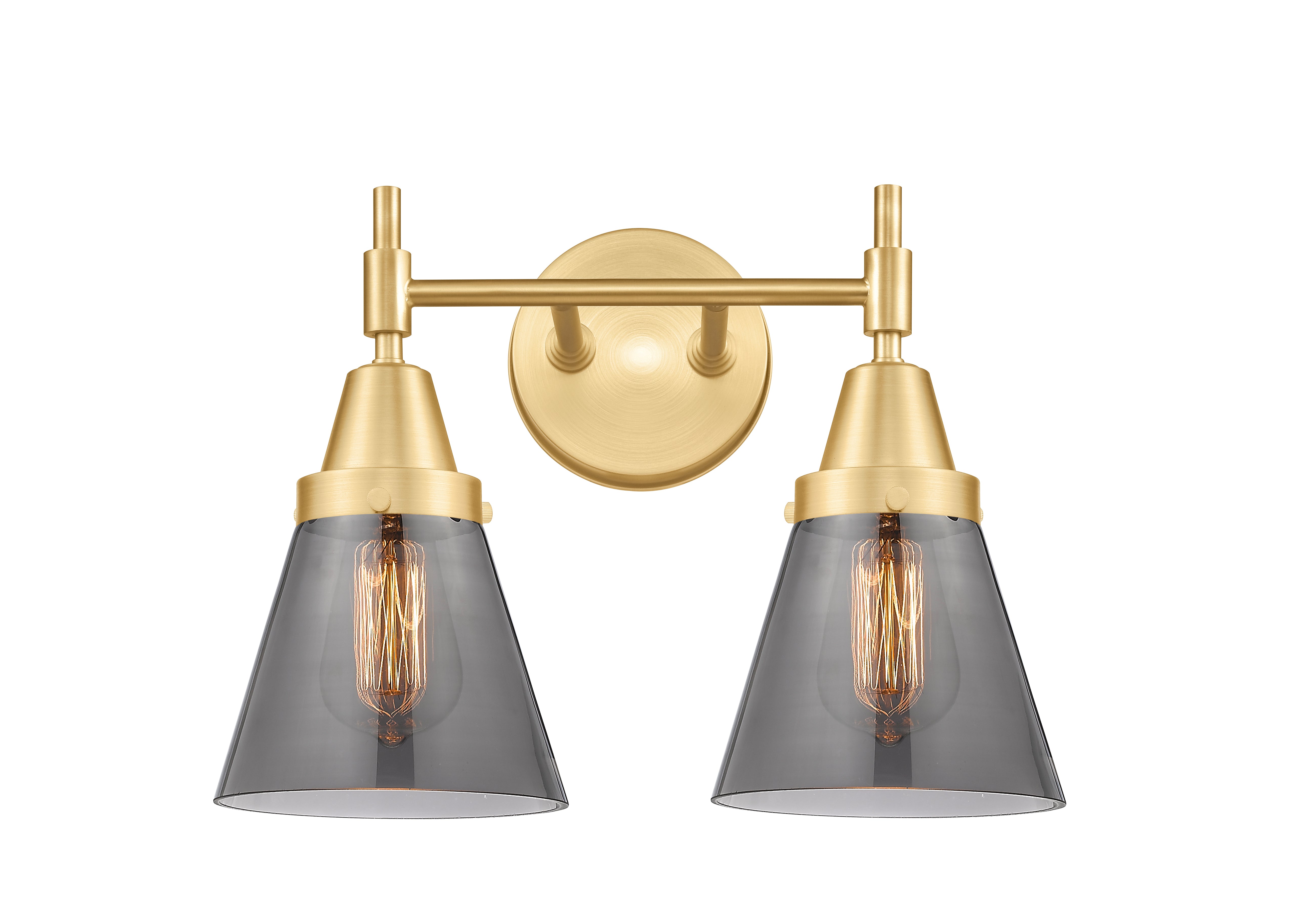 Caden Bath Vanity Light Glass Steel Dimmable